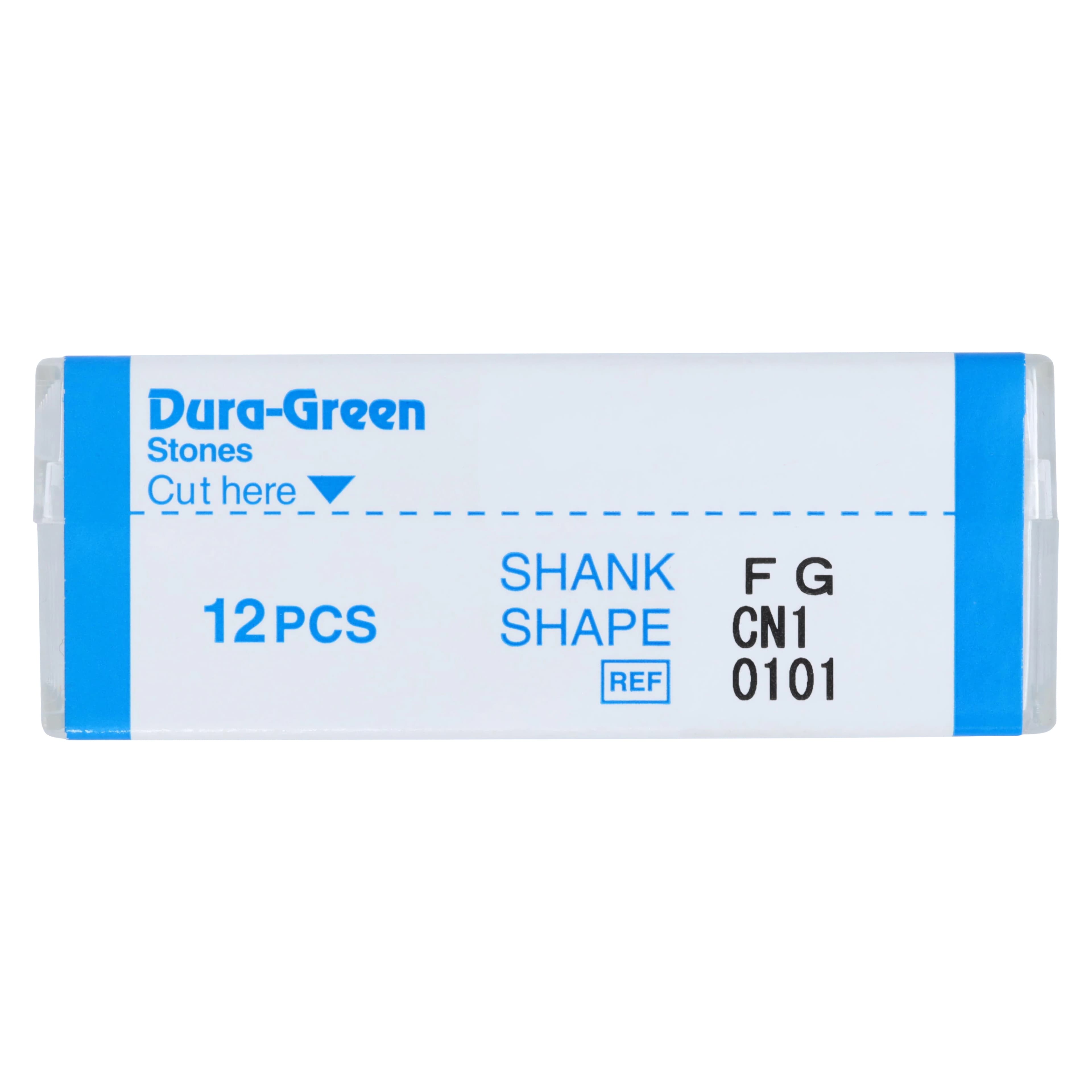 Shofu Dura-Green Stones, FG, CN1 Pointed Cone, Green, 12/Pk, 0101 thumbnail 3