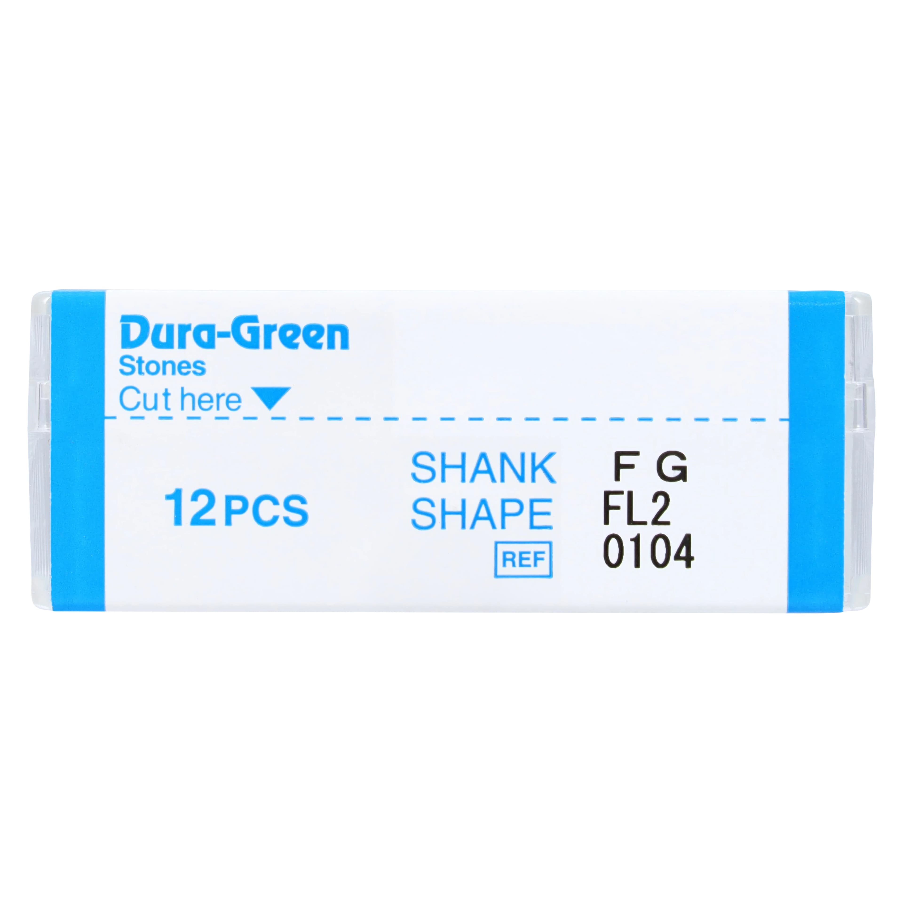 Dura-Green Stones, FG, Flame FL2, Green, Silicon Carbide, 12/Pk, 0104 thumbnail 4