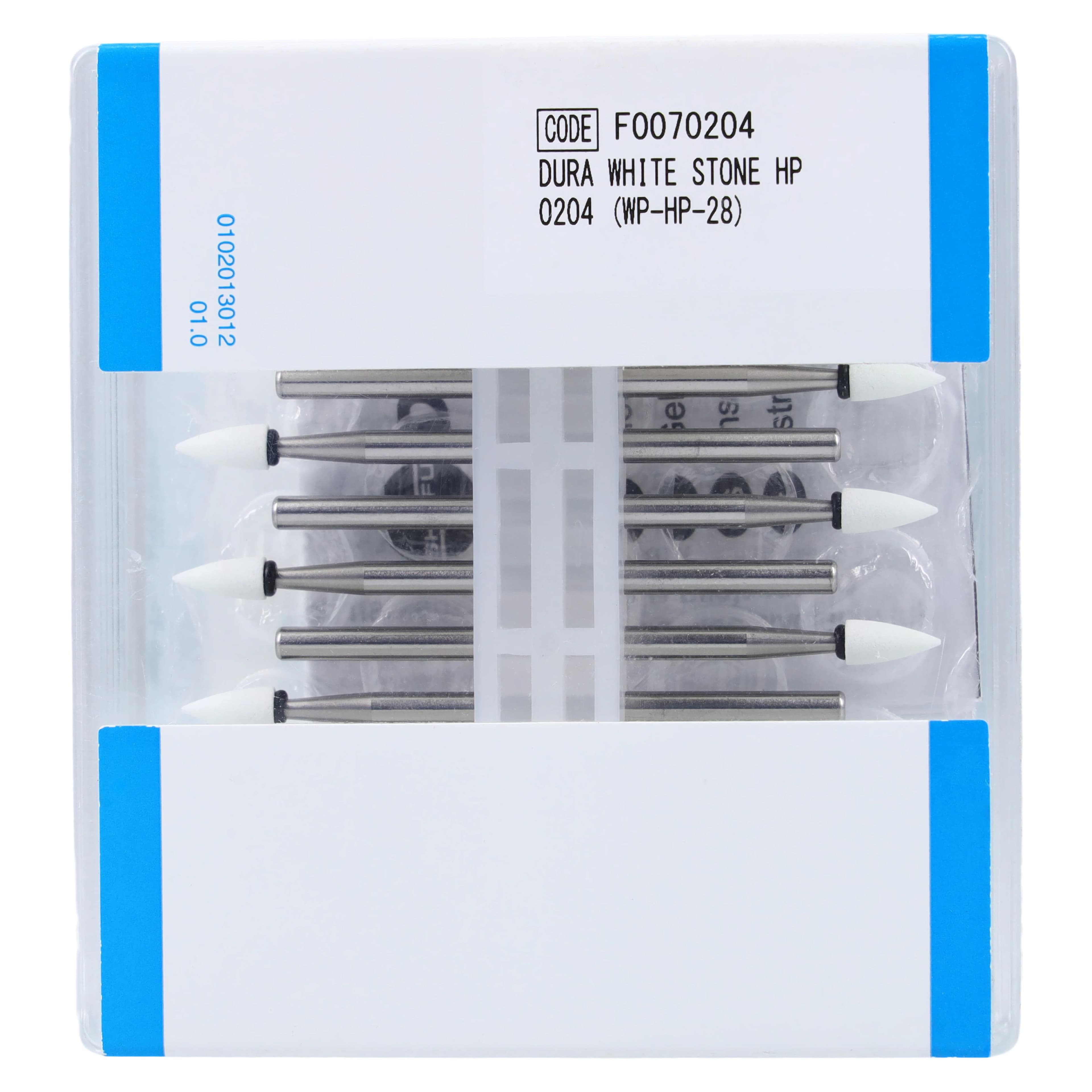 Dura-White Stones, HP, Flame FL3, ISO #030, White, 12/Pkg, 0204 thumbnail 2