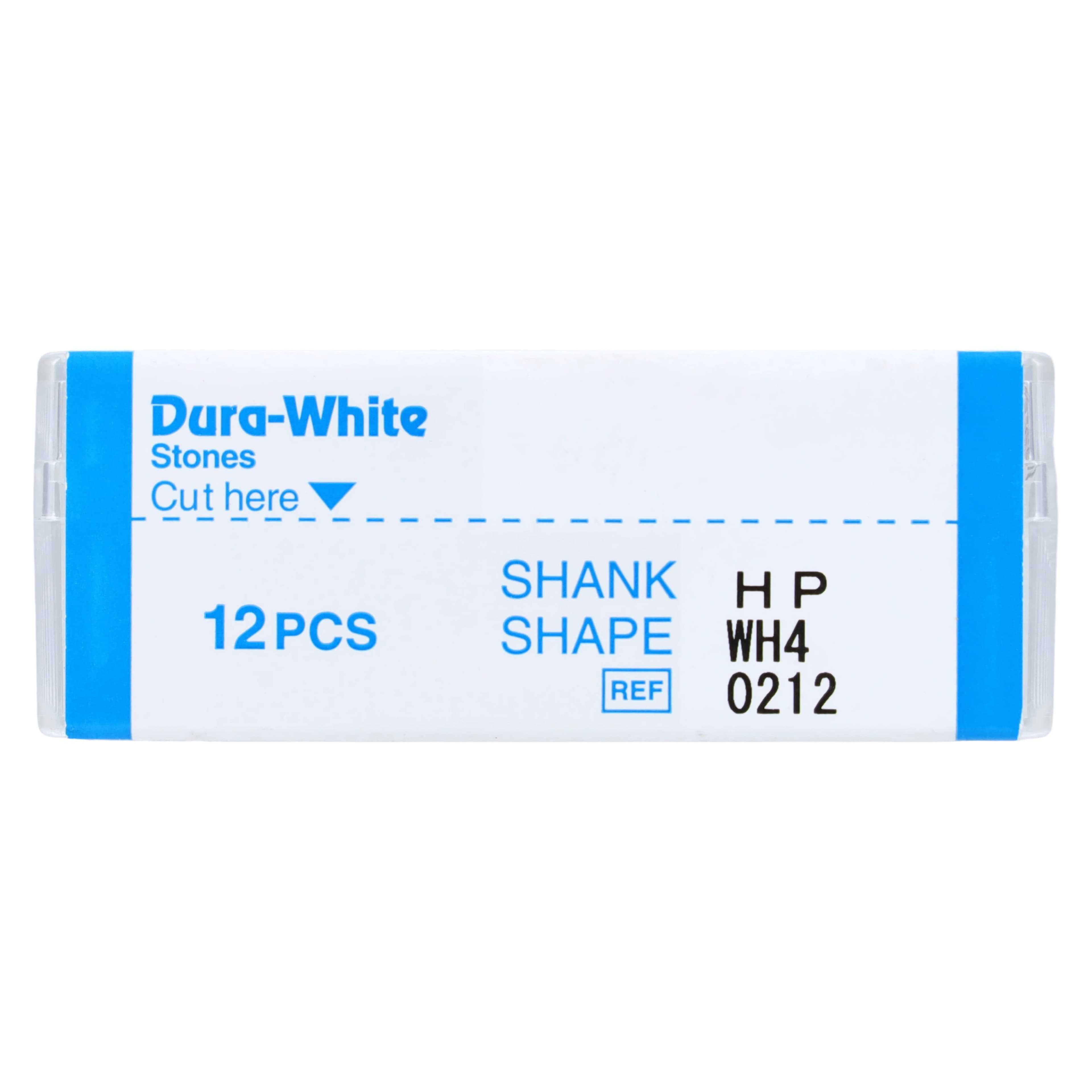Shofu Dura-White Mounted Finishing Stones, HP (Straight Handpiece), Wheel Shape WH4, White, 12/Pk, 0212 thumbnail 4