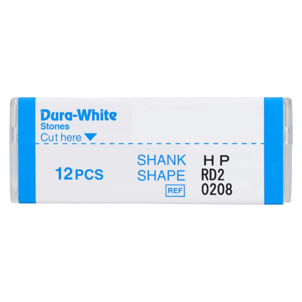 Shofu Dura-White Mounted Finishing Stones, HP (Straight Handpiece), Round RD2, ISO #024, White, 12/Pk, 0208 thumbnail 7
