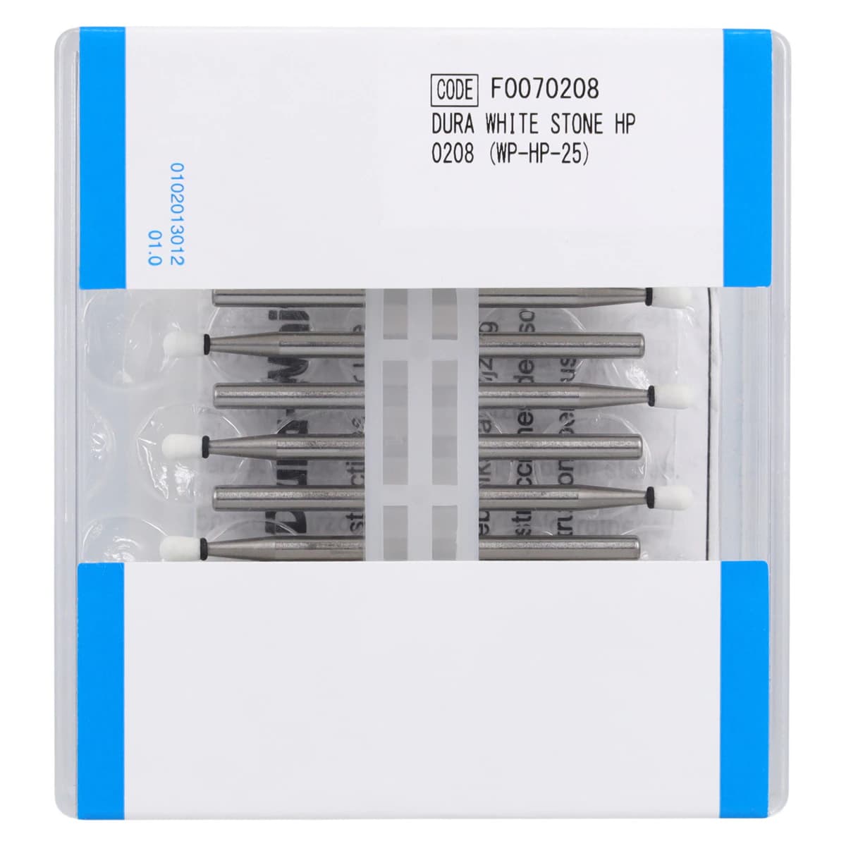 Shofu Dura-White Mounted Finishing Stones, HP (Straight Handpiece), Round RD2, ISO #024, White, 12/Pk, 0208 thumbnail 4