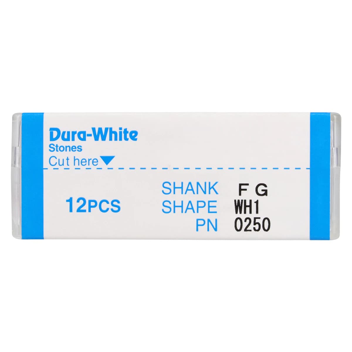 Shofu Dura-White Stones, FG (Friction Grip), Shape WH1, White Aluminum Oxide, 12/Pk, 0250 thumbnail 5