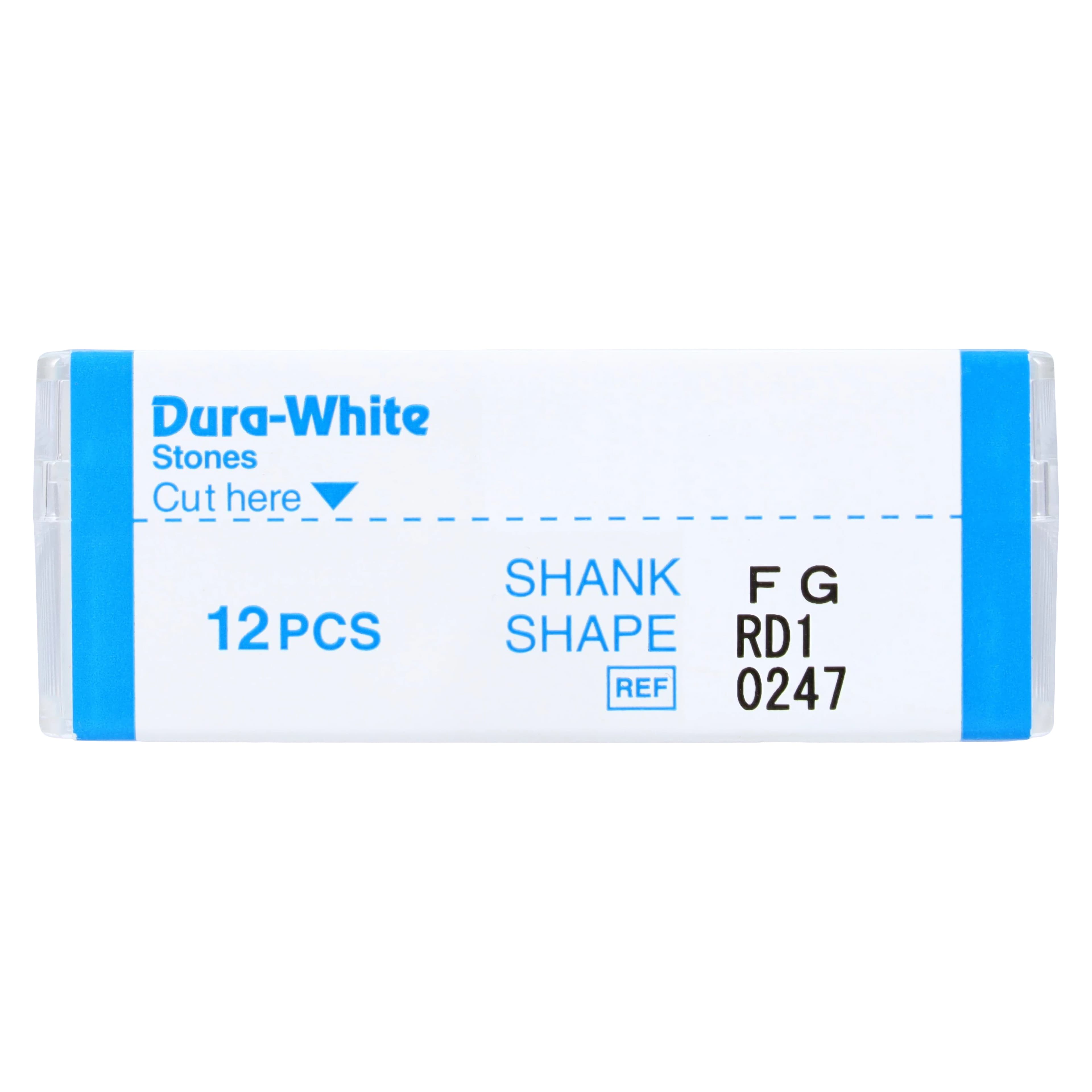 Shofu Dura-White Stones, FG, Round RD1, #030 (ISO 030), White, 12/Pk, 0247 thumbnail 4