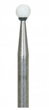 Shofu Dura-White Stones, FG, Round RD1, #030 (ISO 030), White, 12/Pk, 0247 thumbnail 2