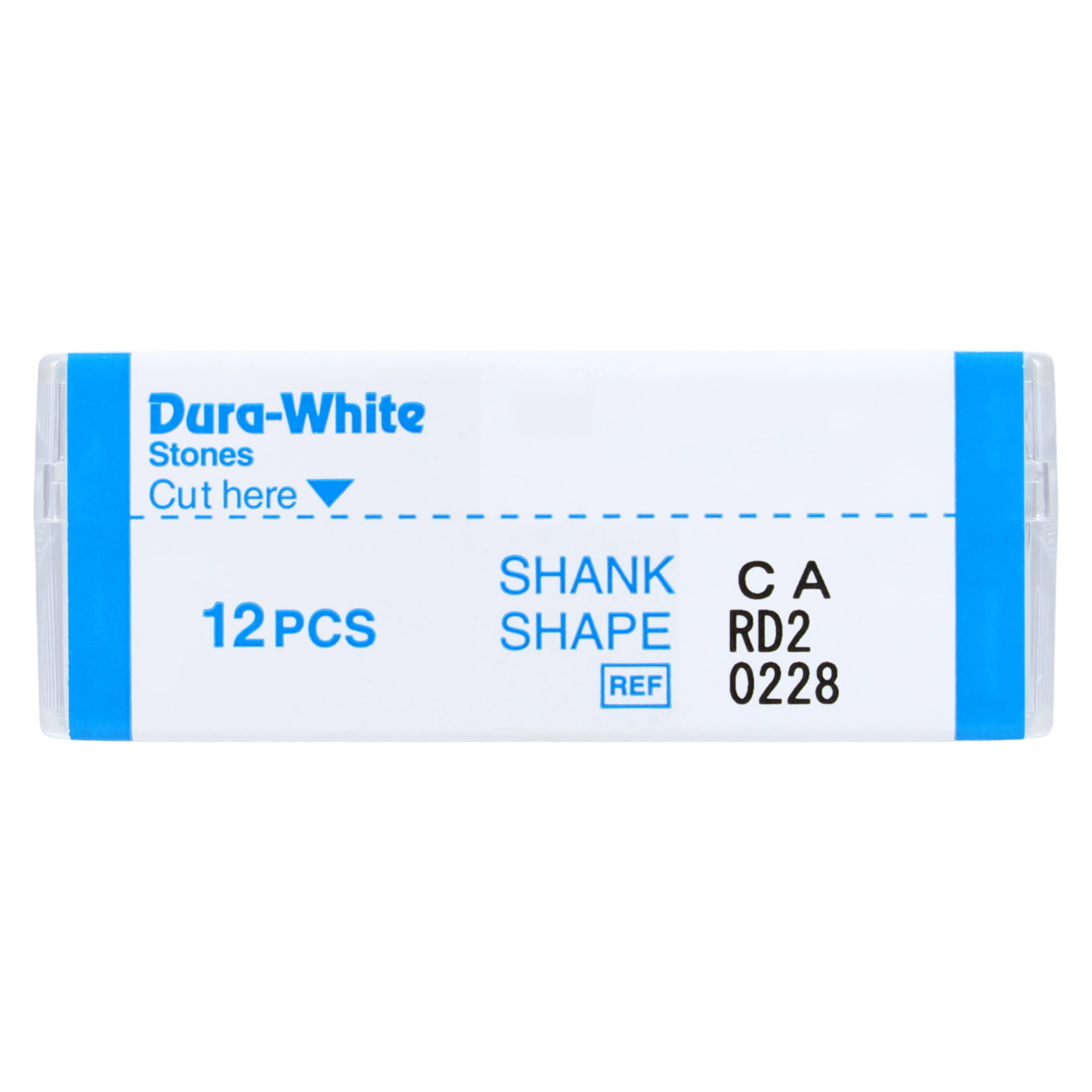 Shofu Dura-White Stones, CA (Contra Angle), Round RD2, White, Aluminum Oxide, 12/Pk, 0228 thumbnail 4