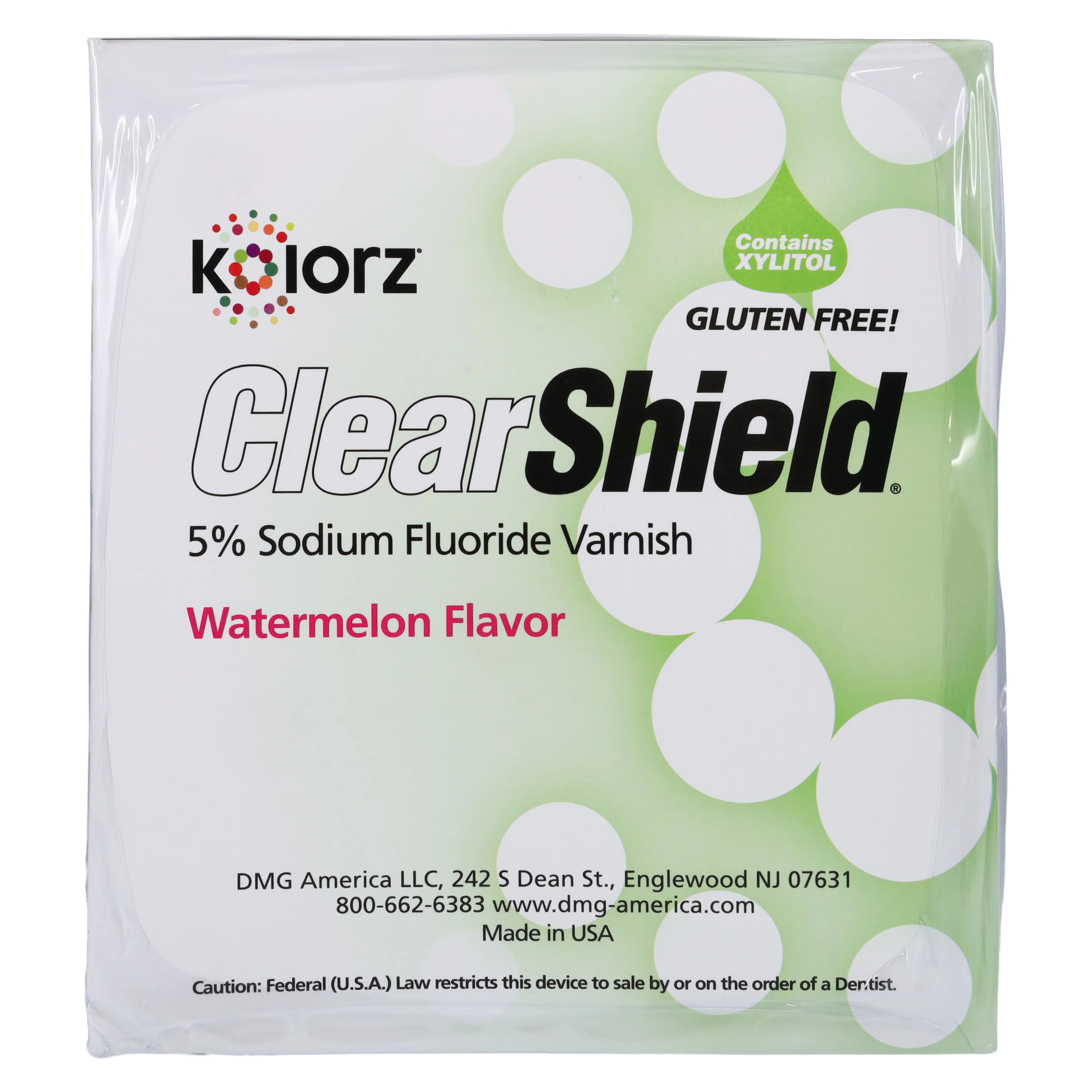 Kolorz ClearShield 5% Sodium Fluoride Varnish, Watermelon, 0.4 mL Unit Dose, 200/Pk, 799502 thumbnail 3