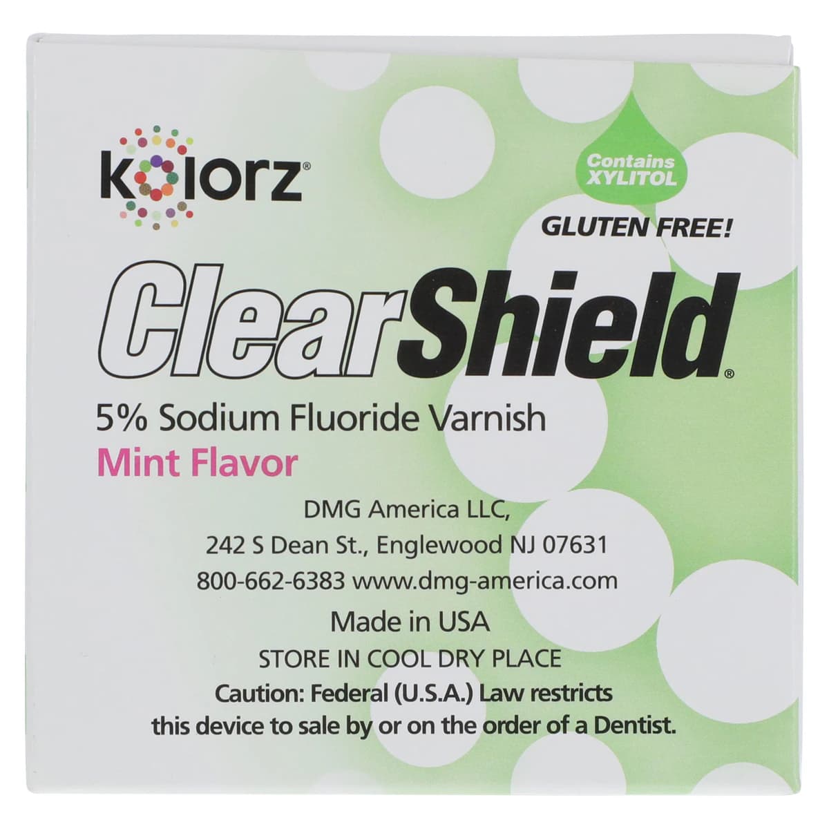 Kolorz ClearShield 5% Sodium Fluoride Varnish, Mint, 0.4 mL Unit Dose, 35/Pk, 799506 thumbnail 3