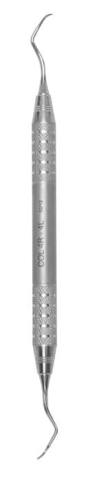 A. Titan Instruments Columbia 4R/4L Curette, Life Steel Handle, Double-Ended, #6 Handle, 440A Stainless Steel - Columbia #4R-4L Curette Life Steel - Image 1