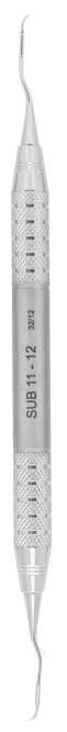 A. Titan Instruments Life Steel Curette, Double-Ended 11/12, Stainless Steel, Each (SUB-11-12) - Life Steel Curette DE - Image 1