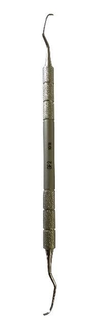 A. Titan Goldman Fox Anterior Curette, Double End #2, Life Steel Handle, Stainless Steel, Each - Curette Goldman Fox 2 Anterior - Image 1