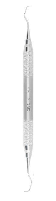 A. Titan Instruments Gracey Curette 3/4, Double End, Short, Life Steel Handle, 440A Stainless Steel - Curette GRACEY 3-4 SHORT Life Steel Handle - Image 1