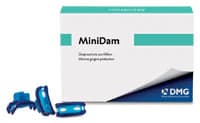 MiniDam Pre-Framed Silicone Rubber Dam, Latex-Free, Blue, 20/Box, 220381 - MiniDam (20) - Image 1