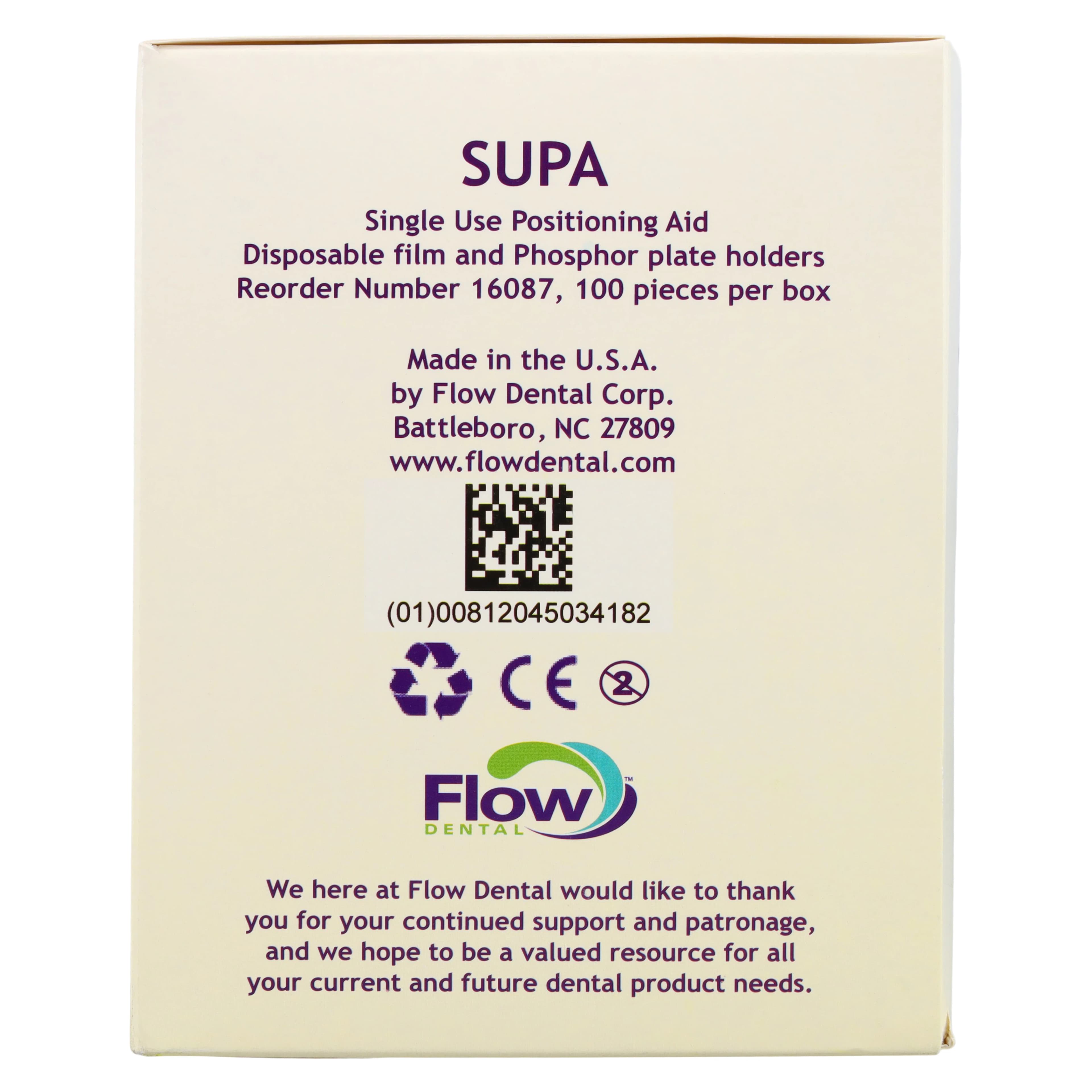 SUPA Disposable Bite Blocks, Film & PSP Positioners, Foam, 100/Bx, 16087 thumbnail 7