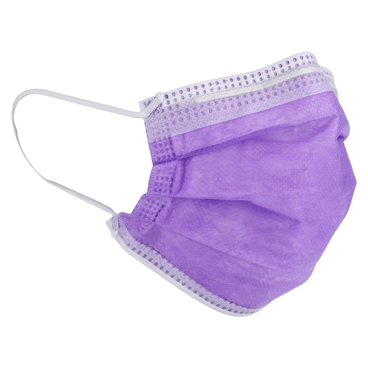 SafeMask Premier Elite Procedure Earloop Face Mask, ASTM Level 3, Lavender, 50/Box, 2044 thumbnail 3