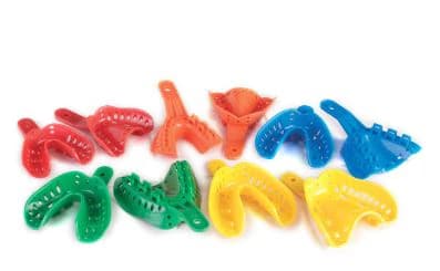 Excellent-Lock Disposable Ortho Impression Trays, Adult Lower, Medium, Green, 50/Pk, ITT-2L-50 - Excellent Lock Impression Trays, Adult, Lower, Medium, 50/Pk, ITT-2L-50 - Image 1