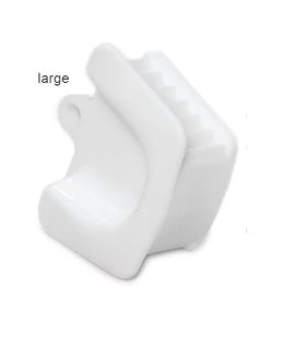 Plasdent EXTND Disposable Mouth Props, Latex-Free, Adult Large, White, 48/Bag, EX-9040 - Disposable Mouth Props, Latex-Free, Adult Large, White, 48/Pk, EX-9040 - Image 1