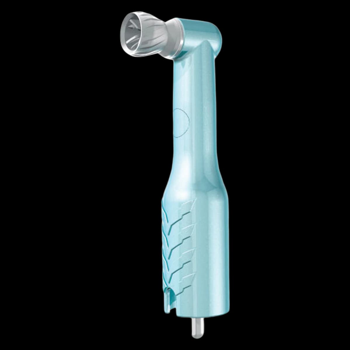 Pac-Dent Mini 90 Sterile Disposable Prophy Angle, 90 Degree, Gray Soft Cup, Turquoise, Latex-Free, 500/Box, S163-90-500 - Sterile Mini 90 DPA Gray Soft Cup, Turquois (500) - Image 1