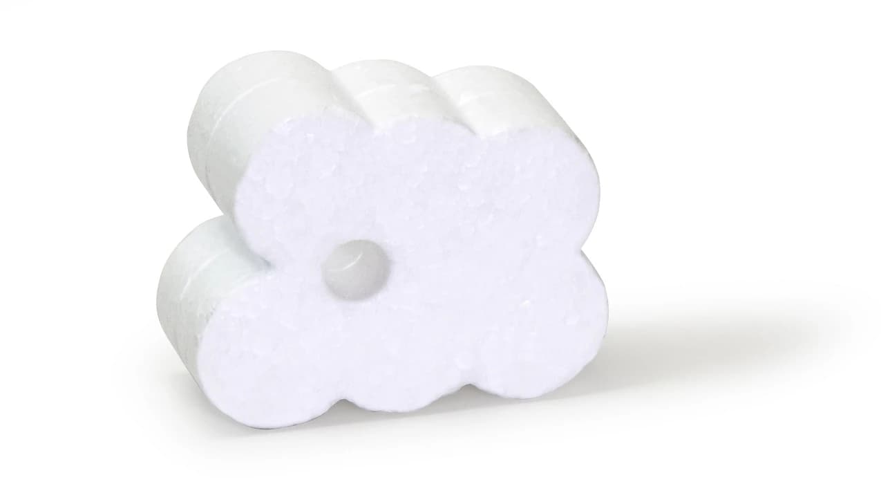 EasyProp Disposable Mouth Props, Non-Elastic Styrofoam, White, 100/Box, 131201 - EasyProp Disposable Mouth Props (100) - Image 1