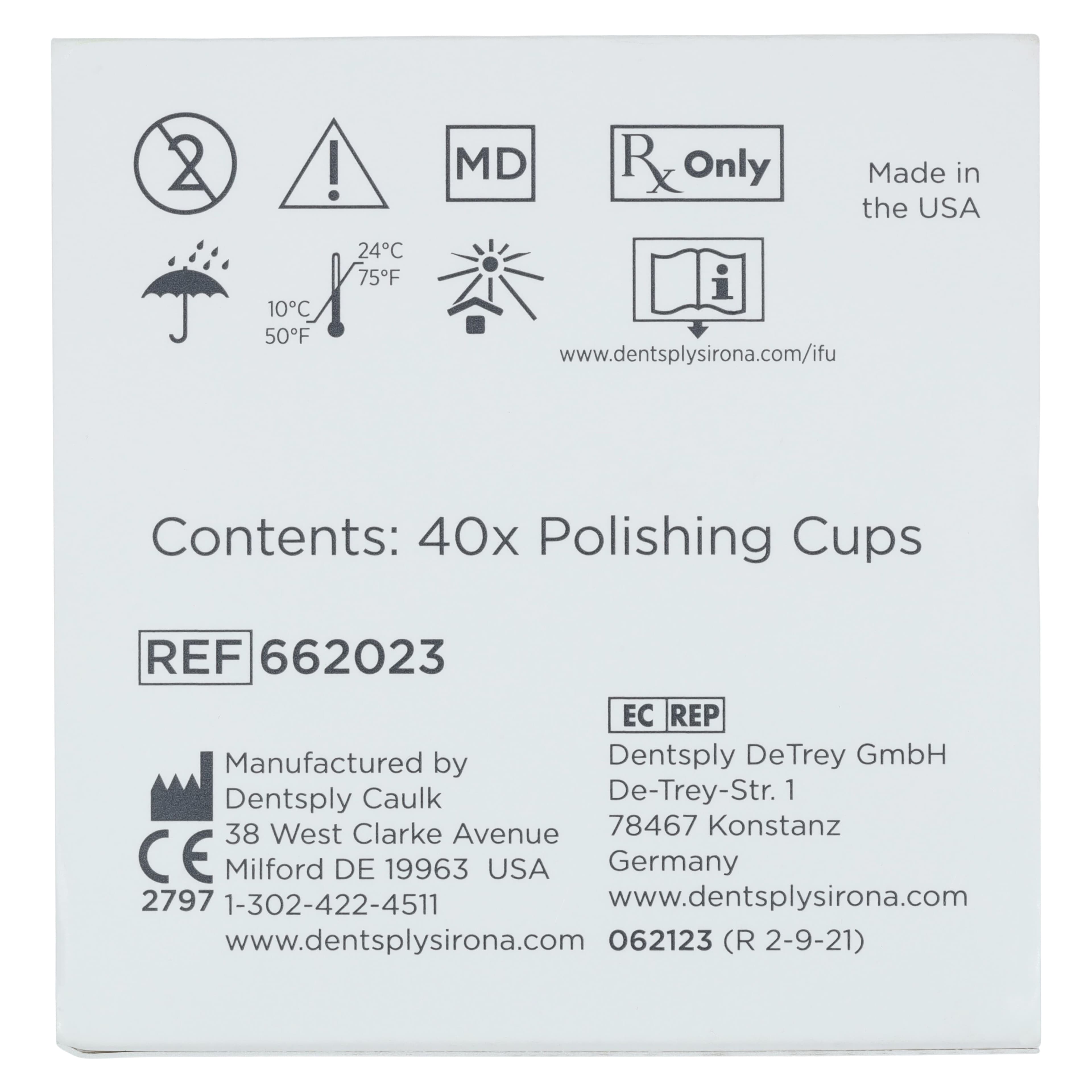Enhance PoGo One-Step Diamond Micro Polisher Cups, RA, Refill, 40/Pk, 662023 thumbnail 4