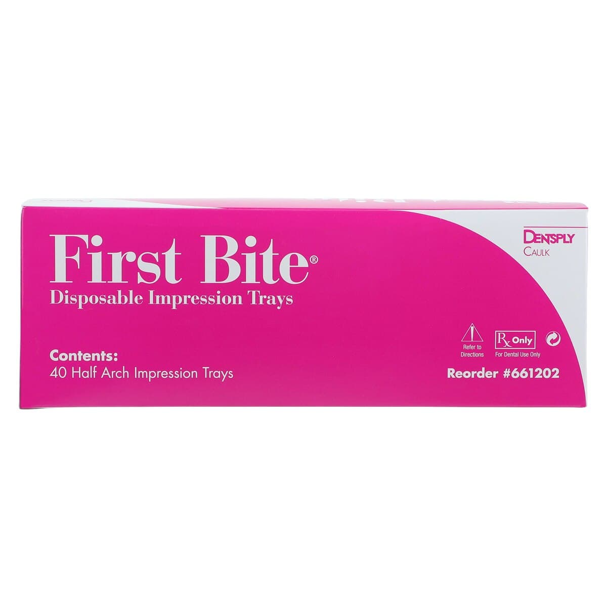 First Bite Half Arch Disposable Impression Trays, 40/Box, 661202 thumbnail 4