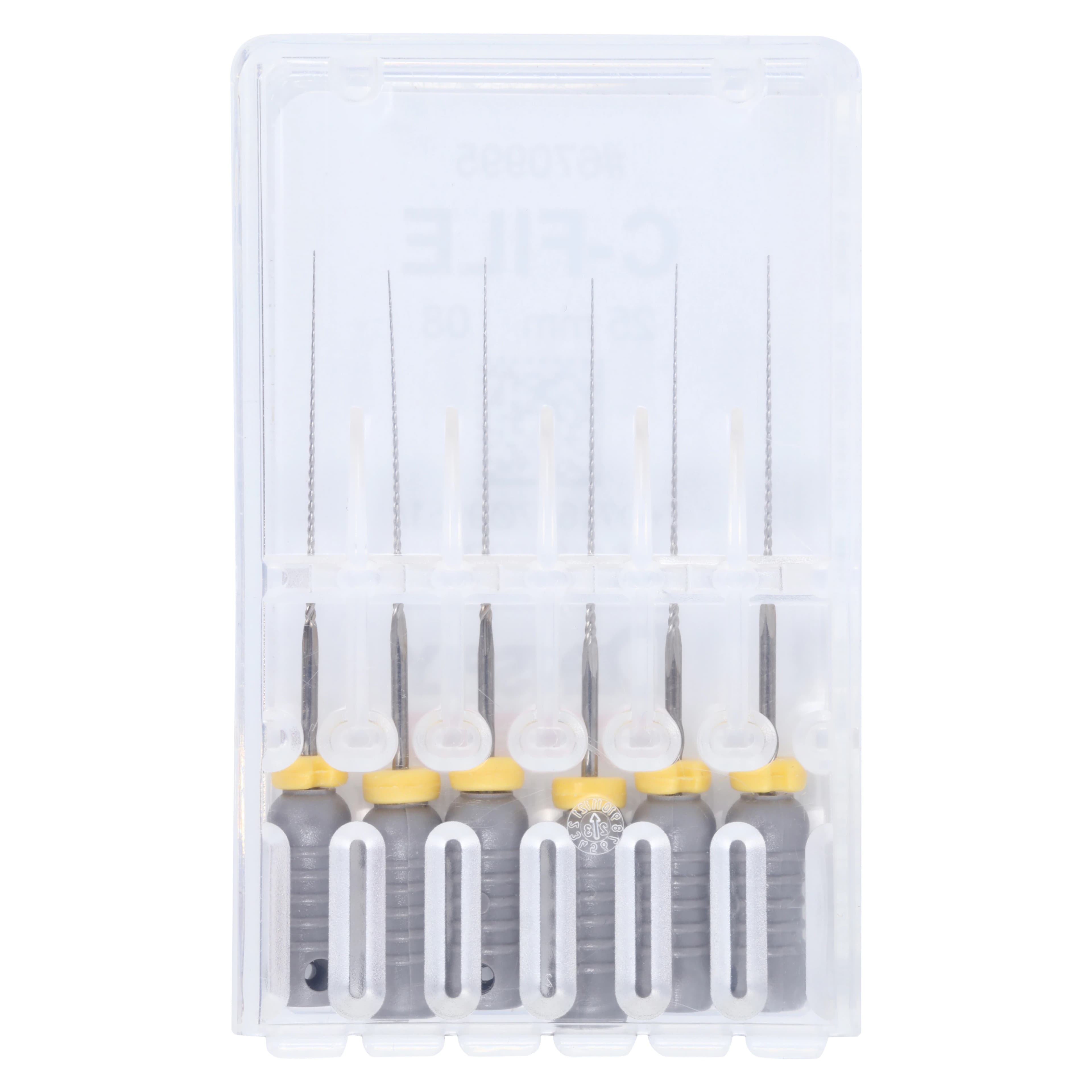 Maillefer Stainless Steel C-Files, Size #08, 25 mm, Gray, 6/Pack, 670995 thumbnail 5