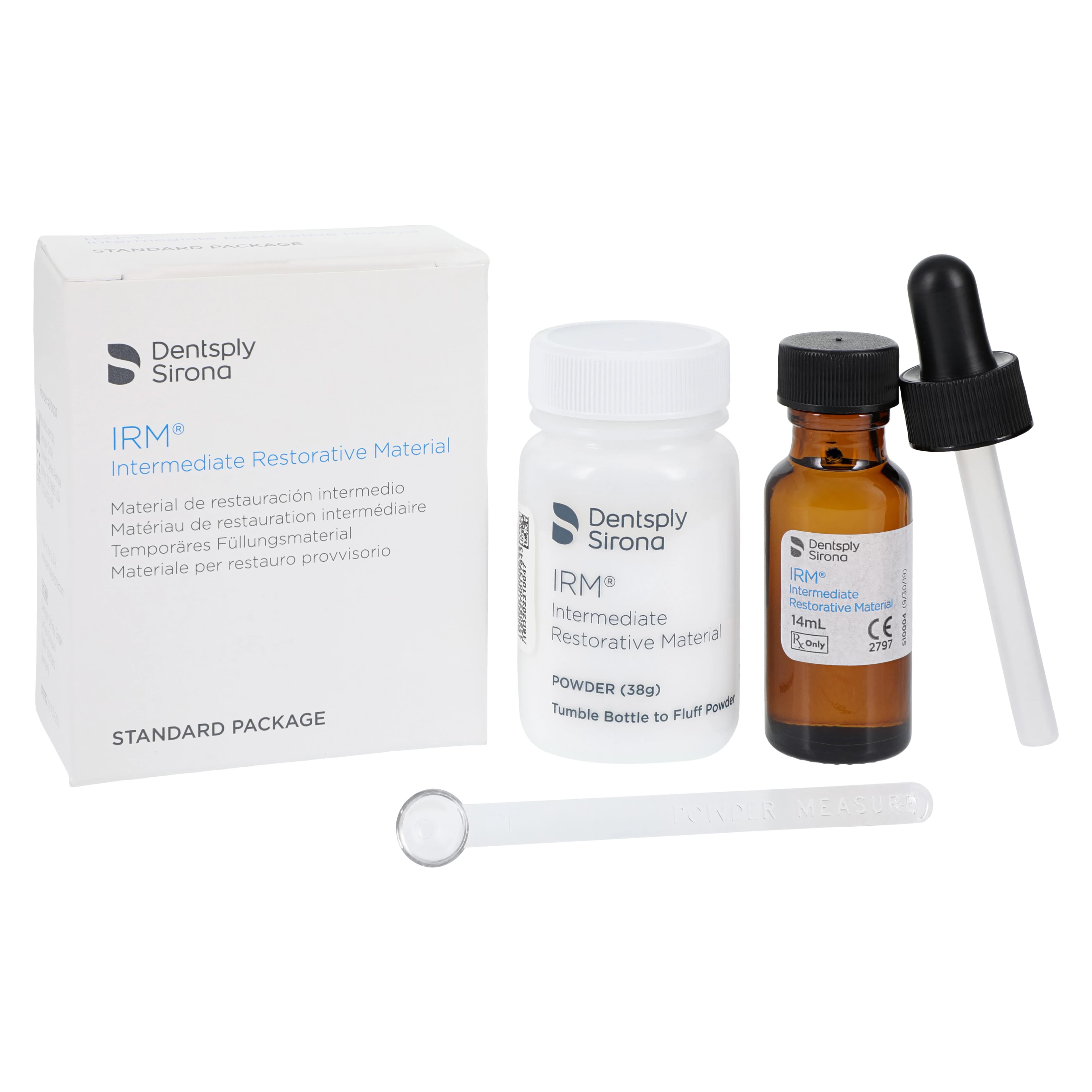 Dentsply IRM Intermediate Restorative Material, Complete Package, Ivory, 38 g Powder + 14 mL Liquid, 610007, 1/Pk thumbnail 2