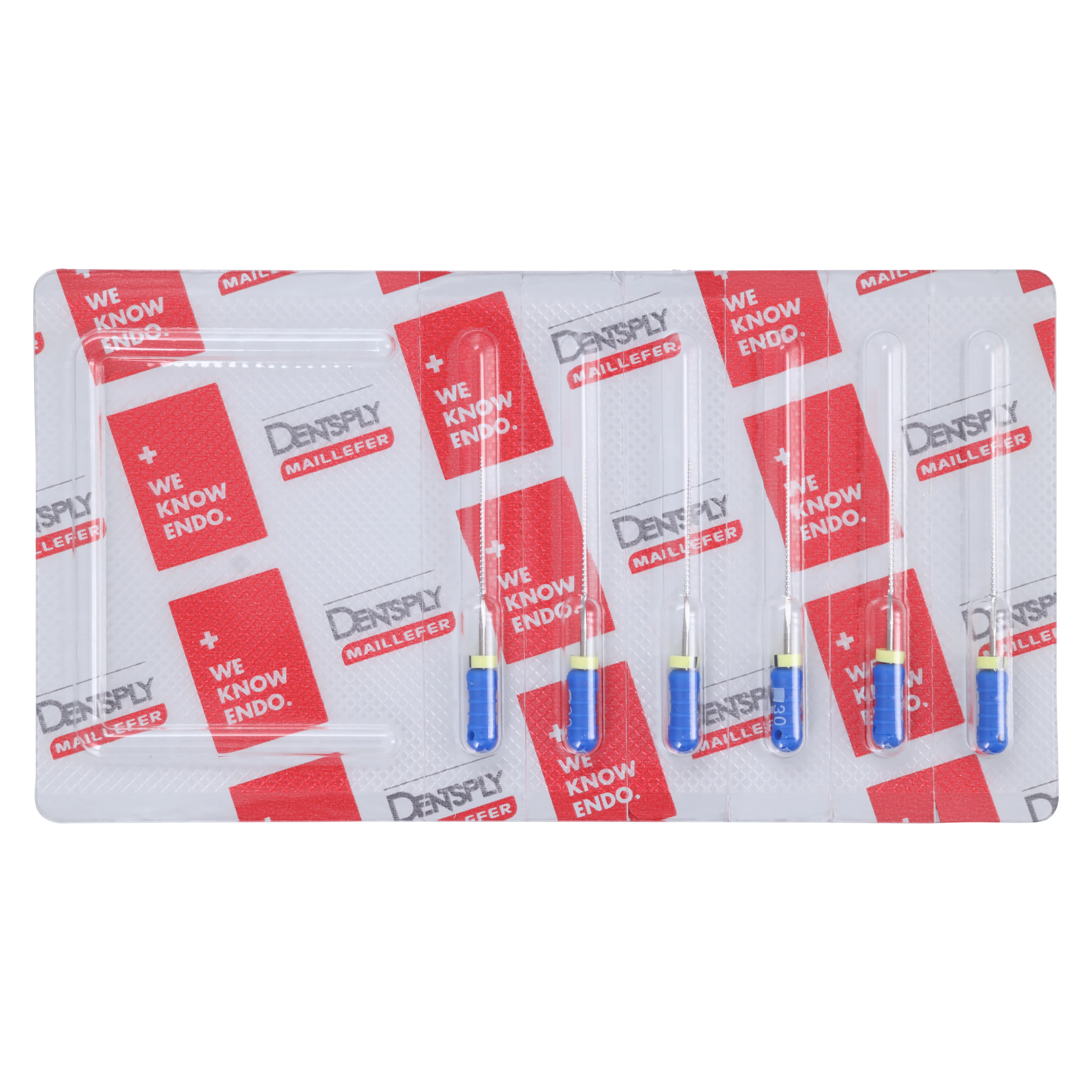 Dentsply Maillefer READYSTEEL FlexoFile #30, 25mm, Blue, Sterile, 6/Pk, 6833025 - #30 Blue READYSTEEL FlexoFile 25mm Pack of 6 - Image 1