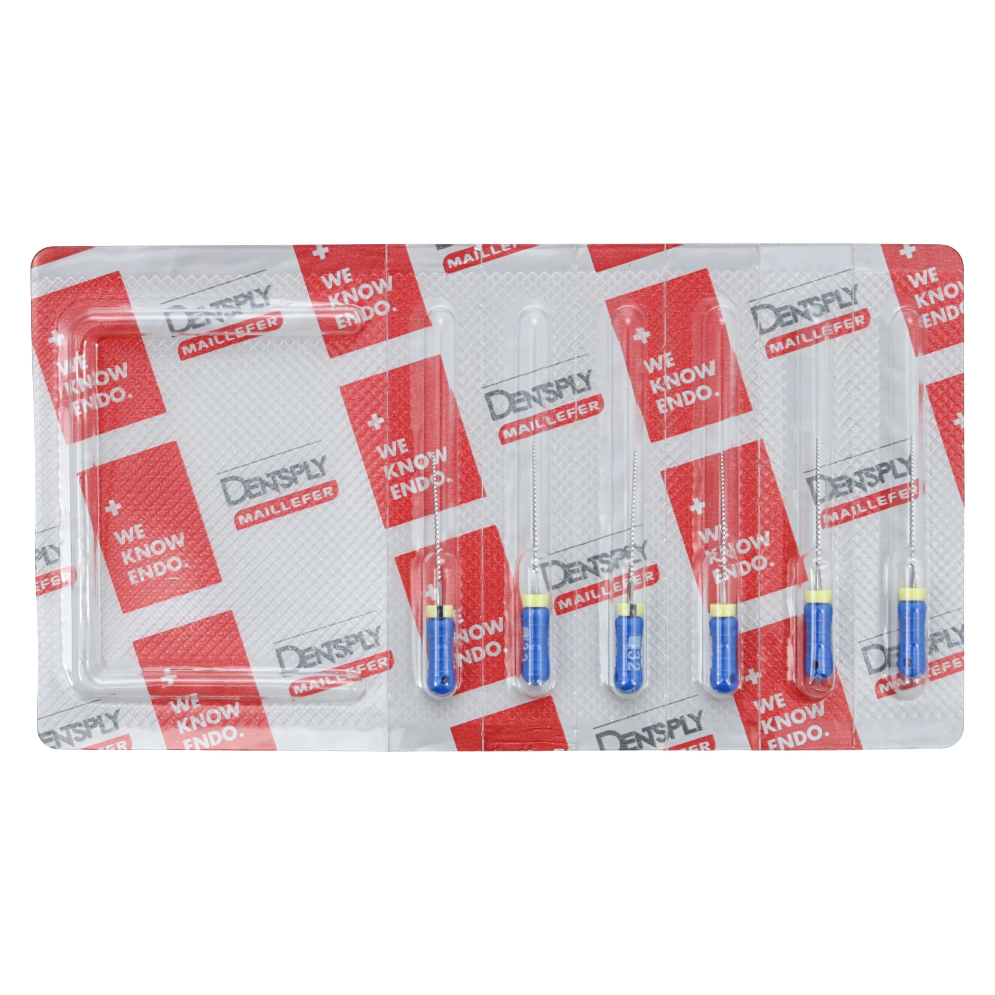 Dentsply Maillefer READYSTEEL FlexoFile #32, 21mm, Blue, Sterile, 6/Pack, 6833221 - #32 Blue/Orange READYSTEEL FlexoFile 21mm Pack of 6 - Image 1