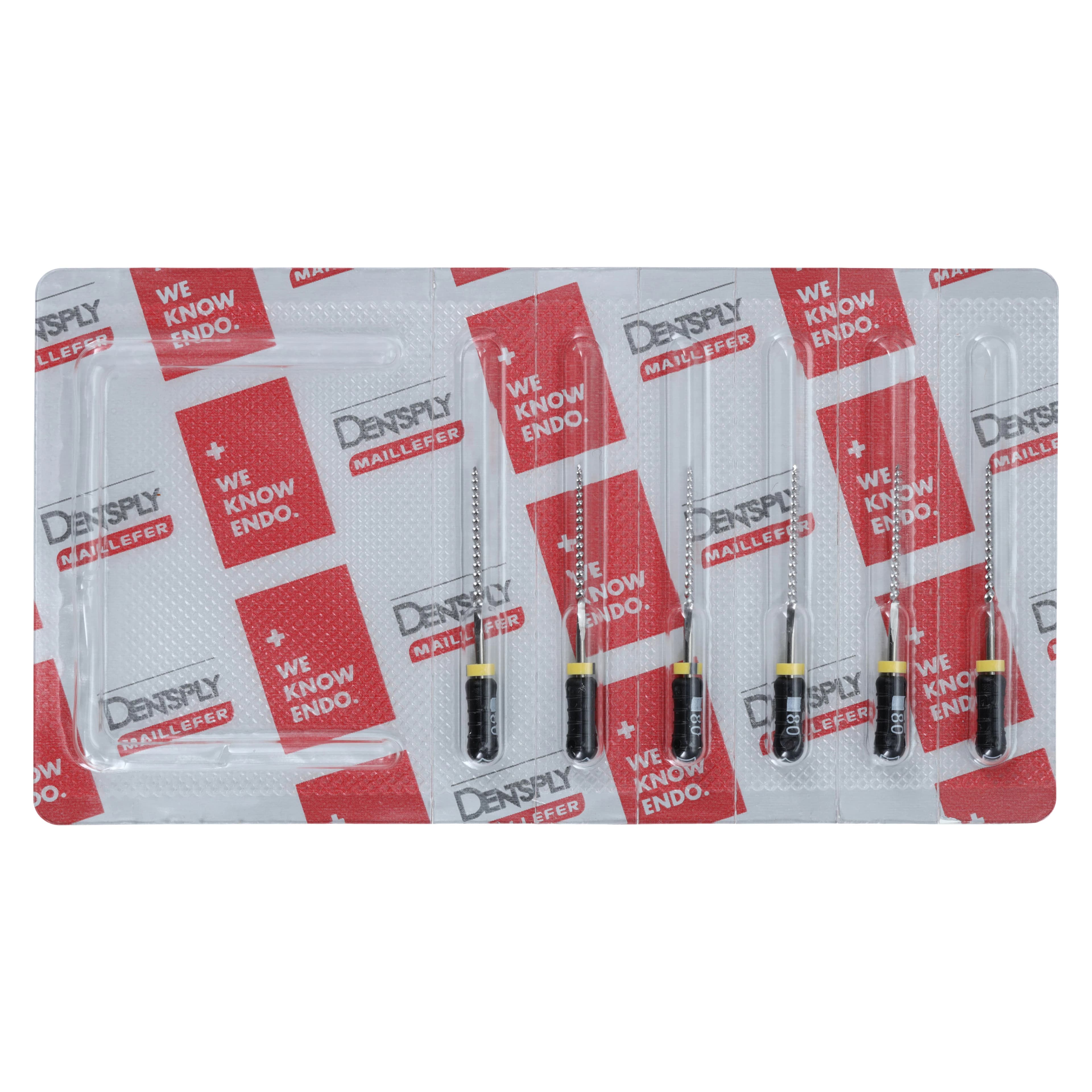 Dentsply Maillefer READYSTEEL K-File, #80 (Black), 25mm, Sterile, 6/Pack, 6848025 - #80 Black READYSTEEL K-File 25mm Pack of 6 - Image 1