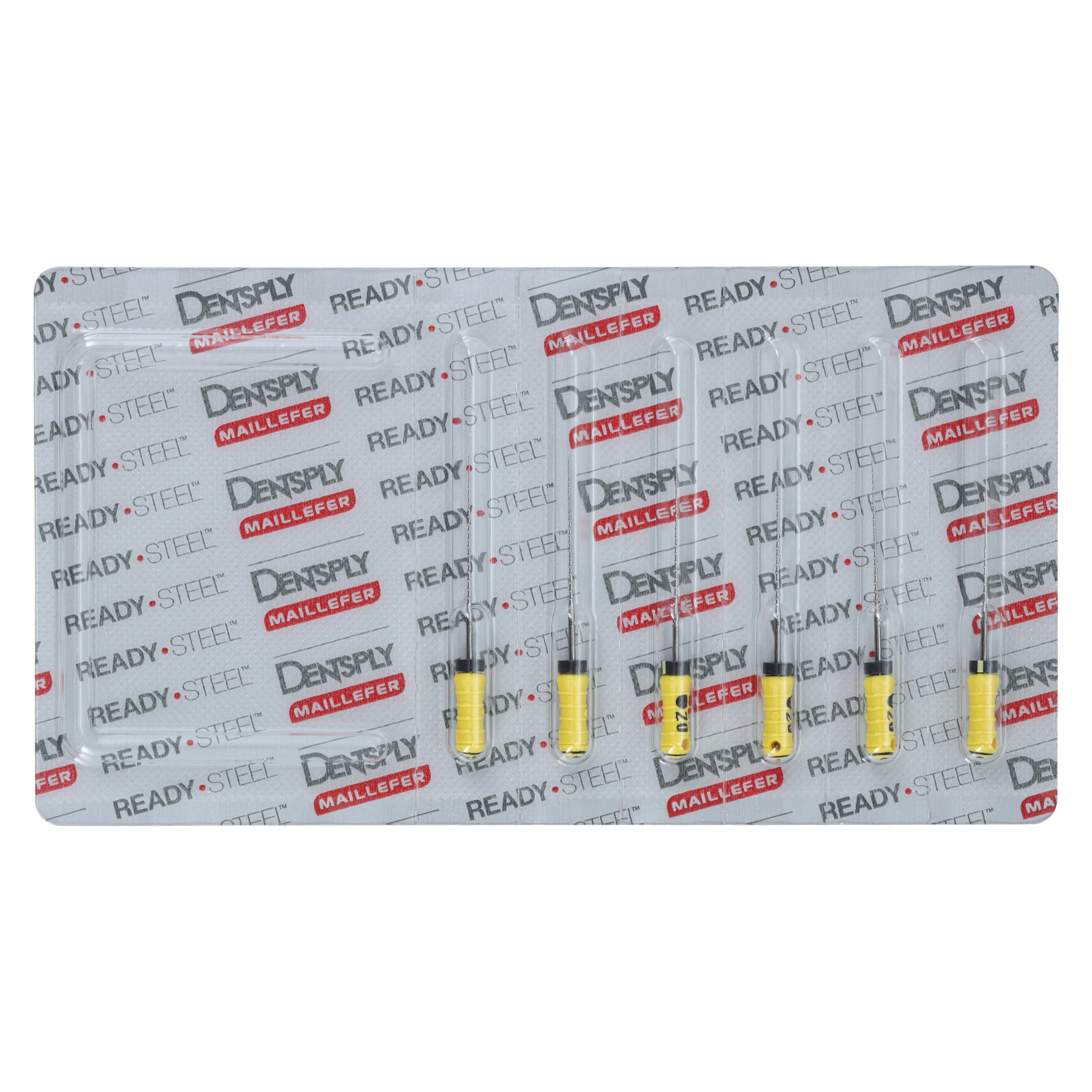 Ready-Steel Sterile Hedstrom Files, Stainless Steel, 25 mm, #20, Yellow, 6/Pk, 6852025 - Ready-Steel, Sterile, Hedstrom Files, Stainless Steel, 25 mm, # 20, Yellow, 6/Pk, 6852025 - Image 1