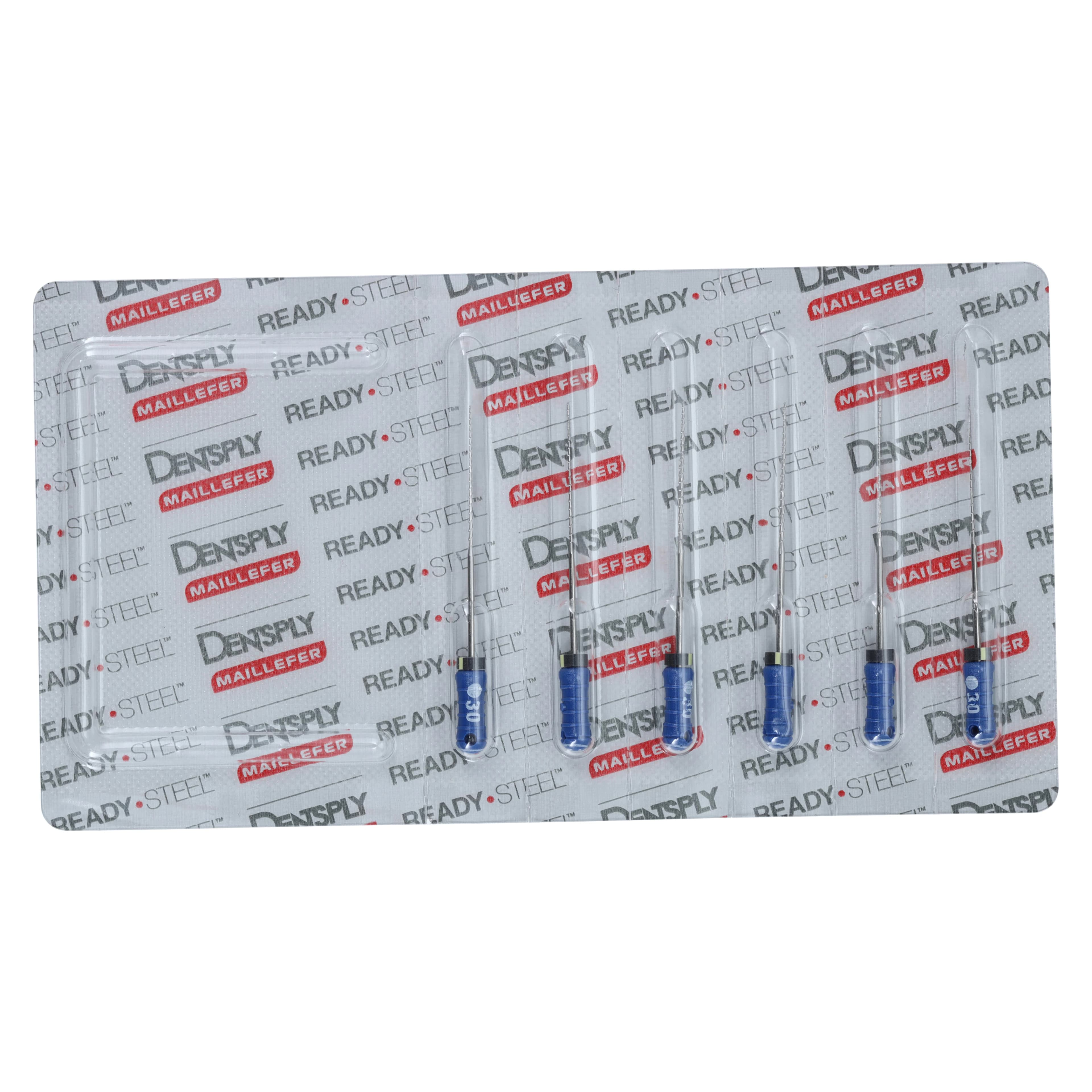 Ready-Steel Sterile Hedstrom Files, Stainless Steel, 31 mm, #30, Blue, 6/Pk, 6853031 - Ready-Steel, Sterile, Hedstrom Files, Stainless Steel, 31 mm, # 30, Blue, 6/Pk, 6853031 - Image 1