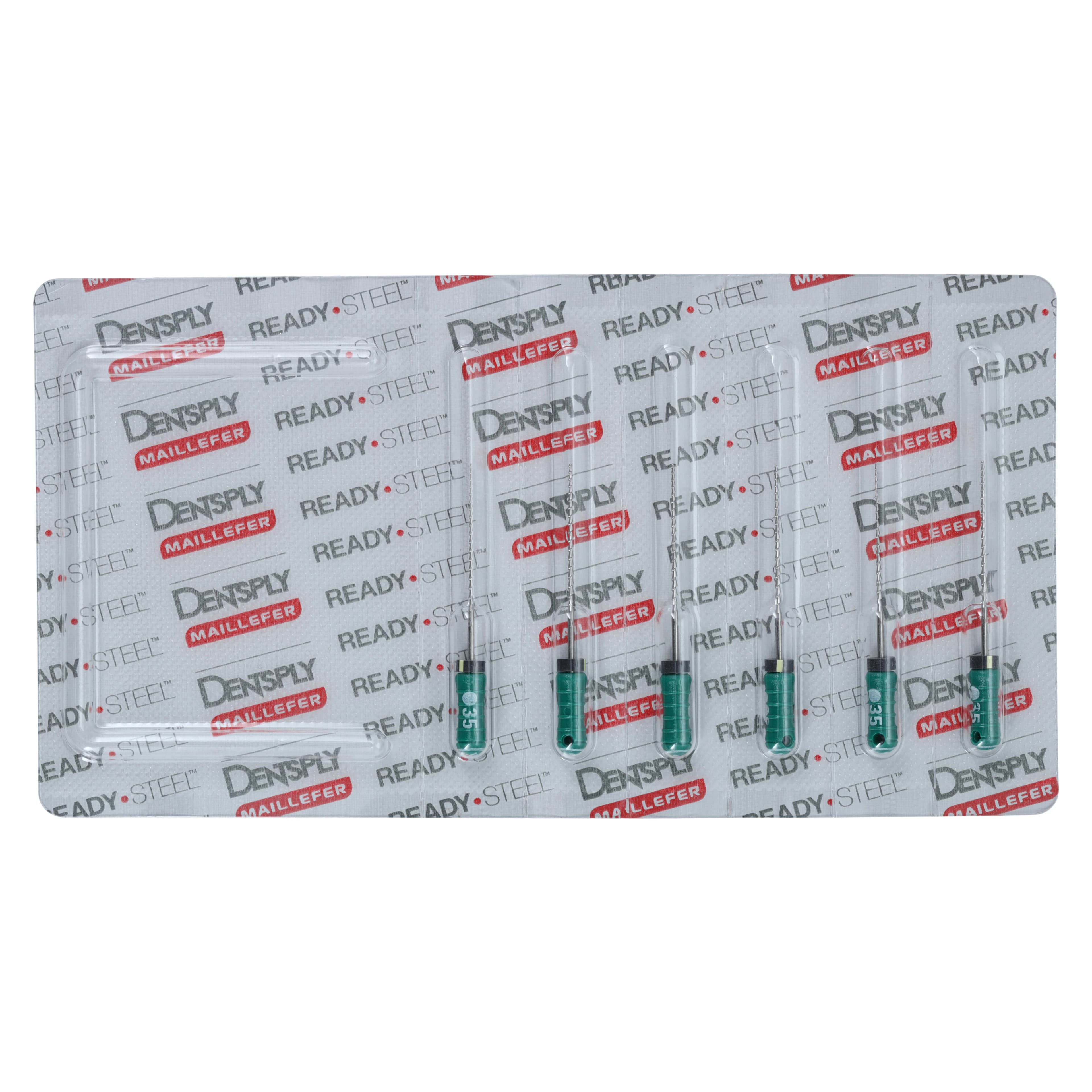 Ready-Steel Sterile Hedstrom Files, Stainless Steel, 25 mm, #35, Green, 6/Pk, 6853525 - Ready-Steel, Sterile, Hedstrom Files, Stainless Steel, 25 mm, # 35, Green, 6/Pk, 6853525 - Image 1