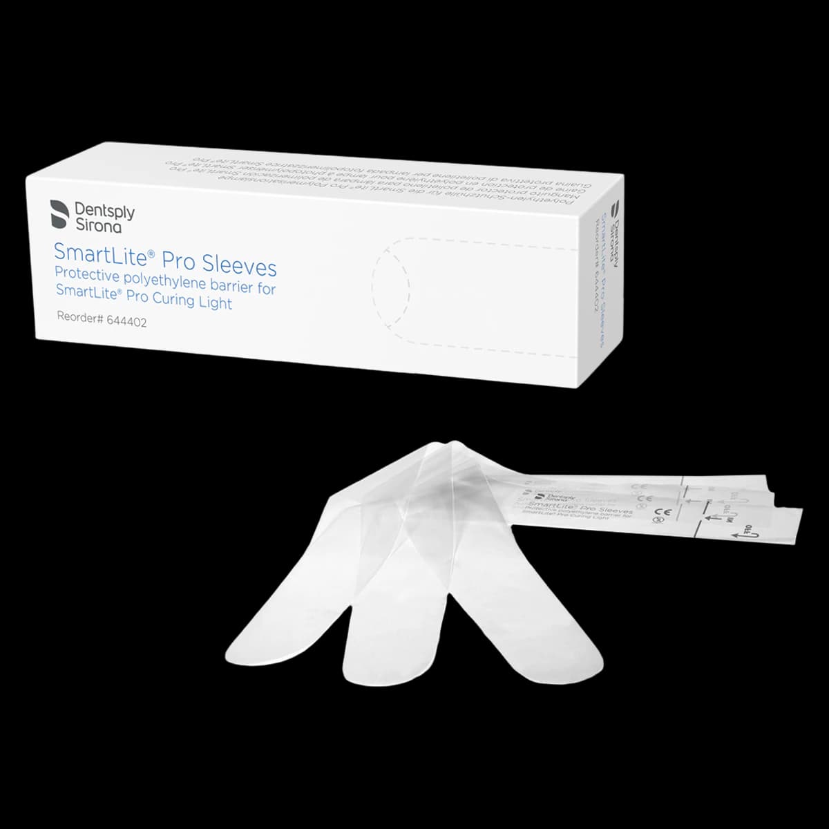 Dentsply Sirona SmartLite Pro Barrier Sleeve Refill, 100/Pk, 644402 - SmartLite Pro Barrier Sleeve Refill 100/Pk - Image 1