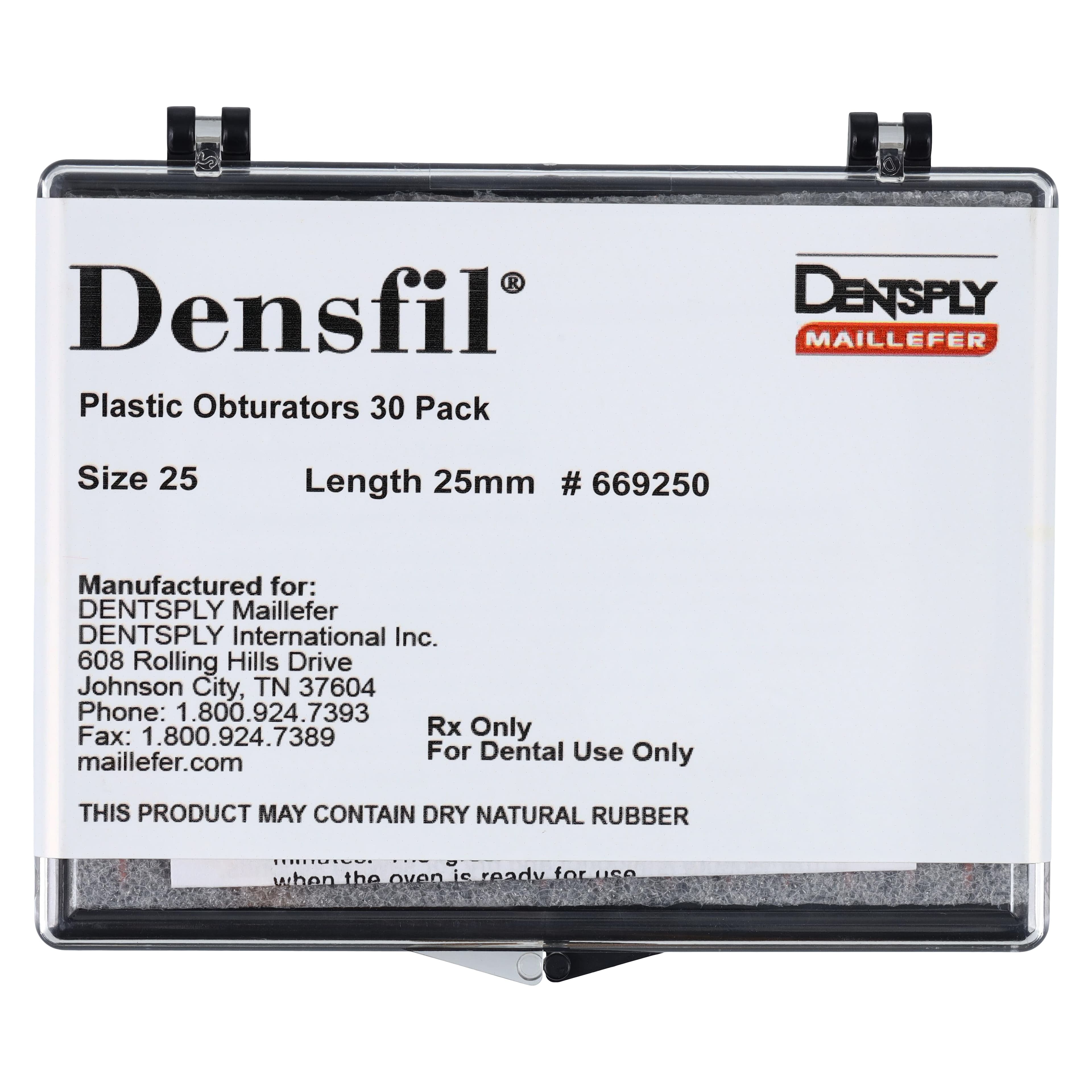Densfil Plastic Obturators, Refill, 25 mm, Size #25, Red, 30/Pk, 669250 thumbnail 5