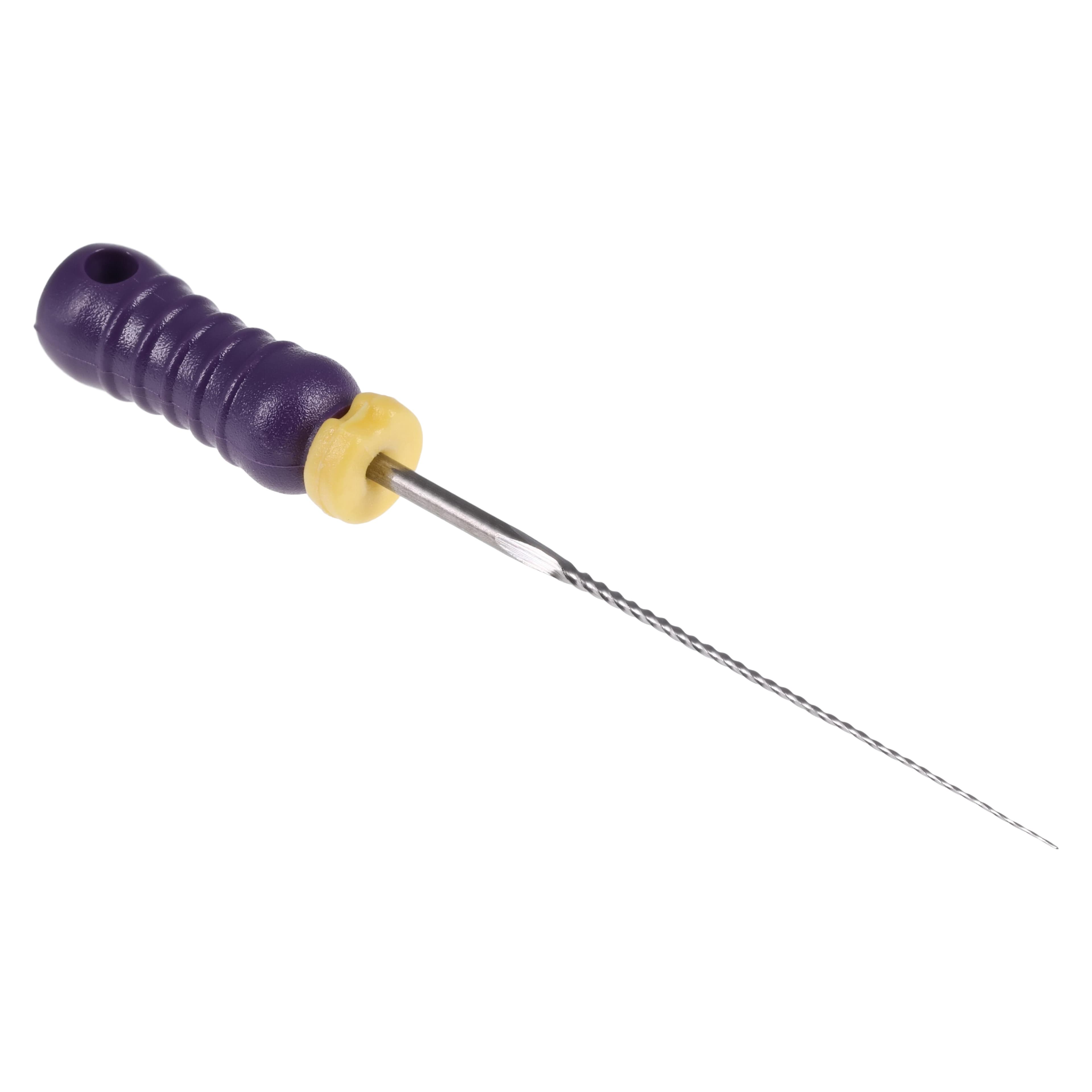 Maillefer C-Files, Stainless Steel, Size #10, 25 mm, Purple, 6/Pk, 670996 thumbnail 3