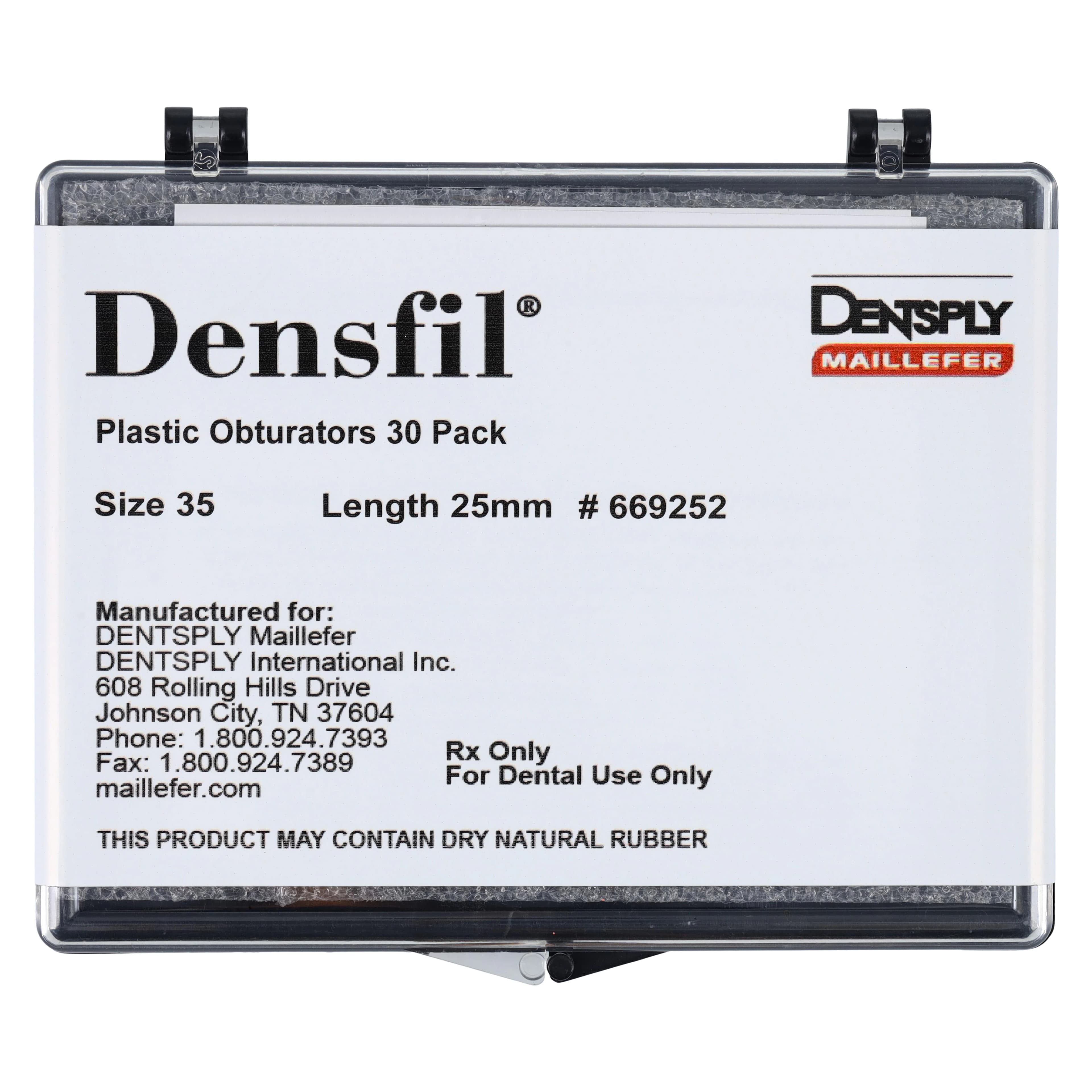 Densfil Thermal Endodontic Obturators, Plastic, #35, 25mm, Green, 30/Pkg, 669252 thumbnail 5