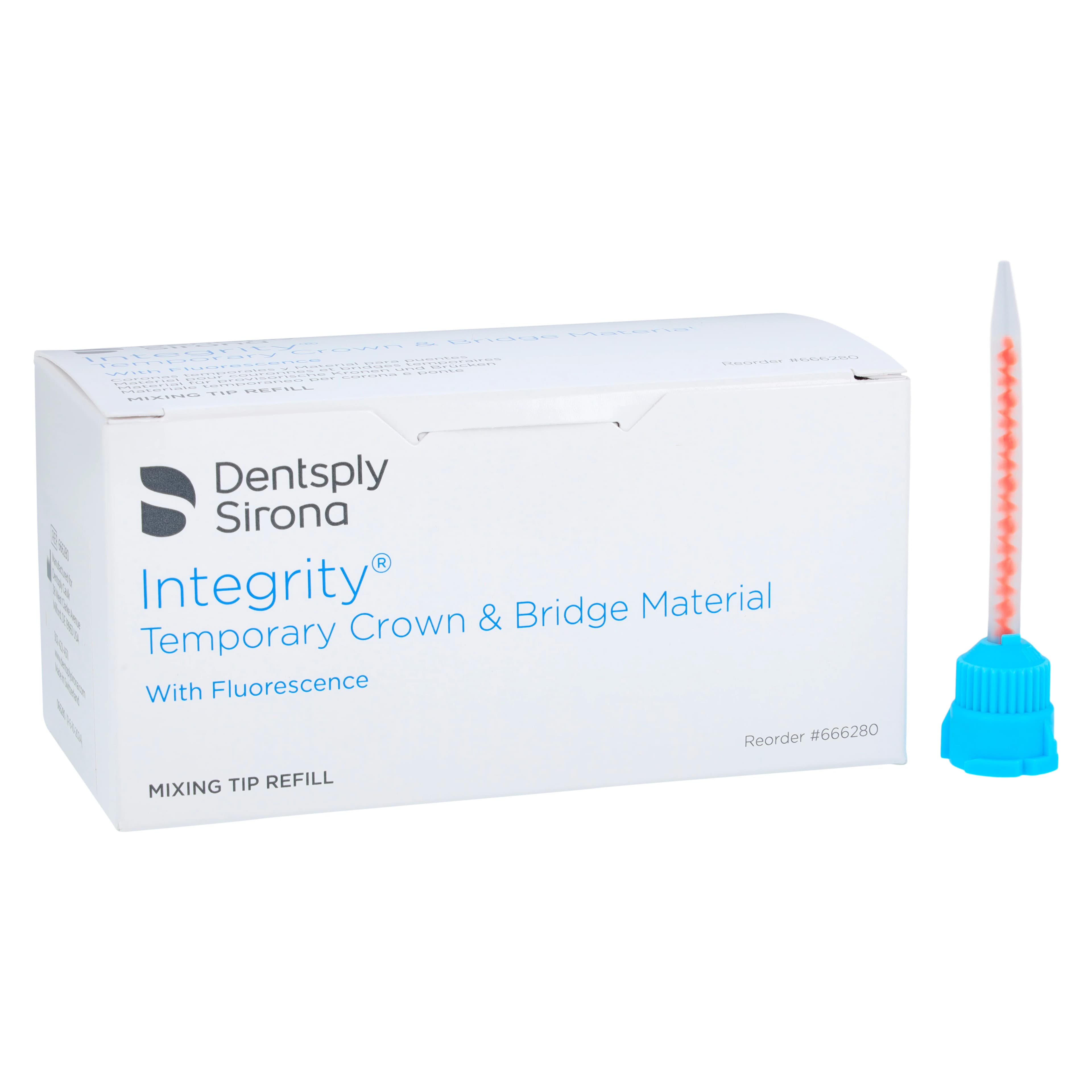 Integrity Cartridge Mixing Tips, Small, Blue/Orange, 20/Pkg, 666280 - Integrity, Mixing Tips, Small, 20/Pkg, 666280 - Image 1