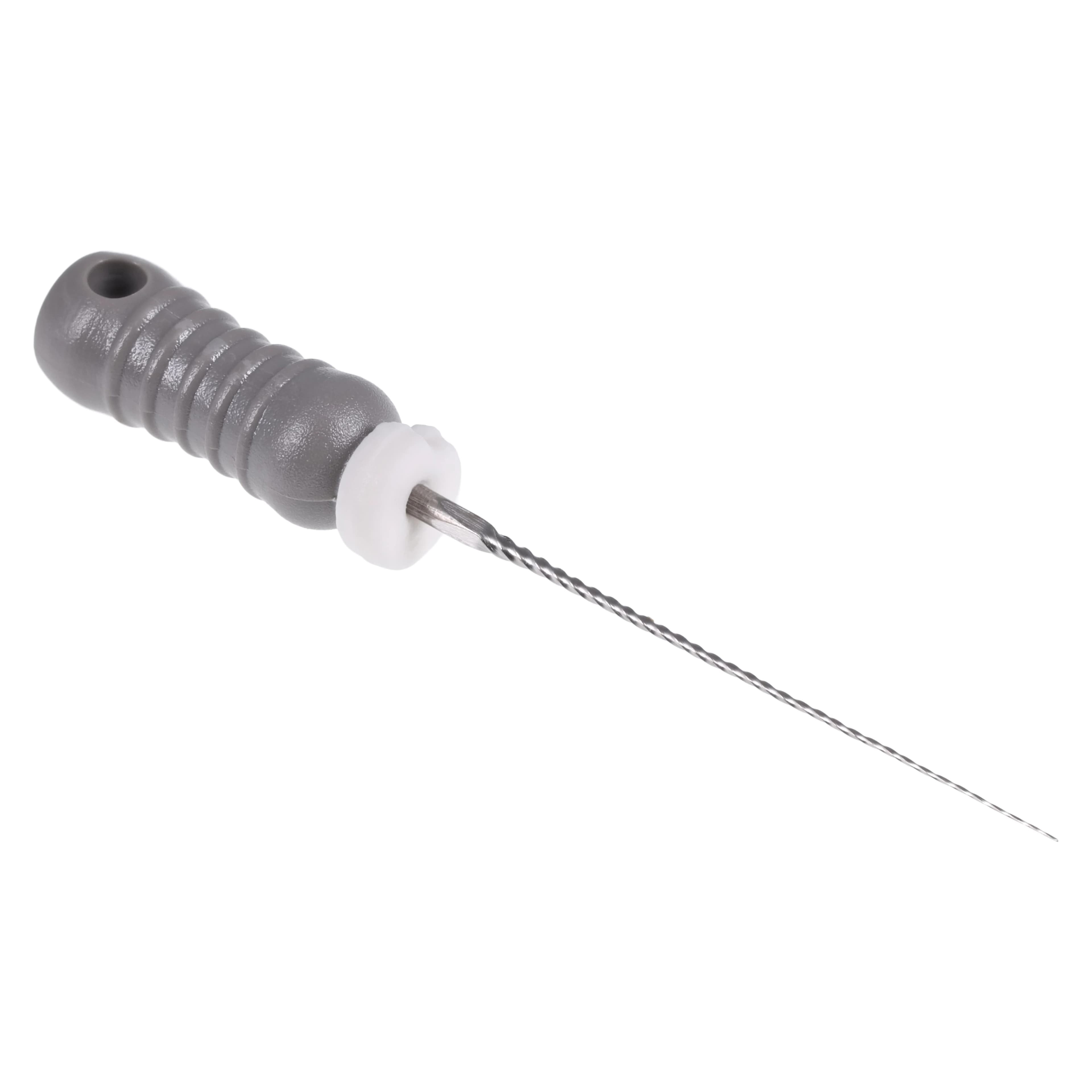 Maillefer C-Files, Stainless Steel, Size #08, 21 mm, Gray, 6/Pk, 670998 thumbnail 3