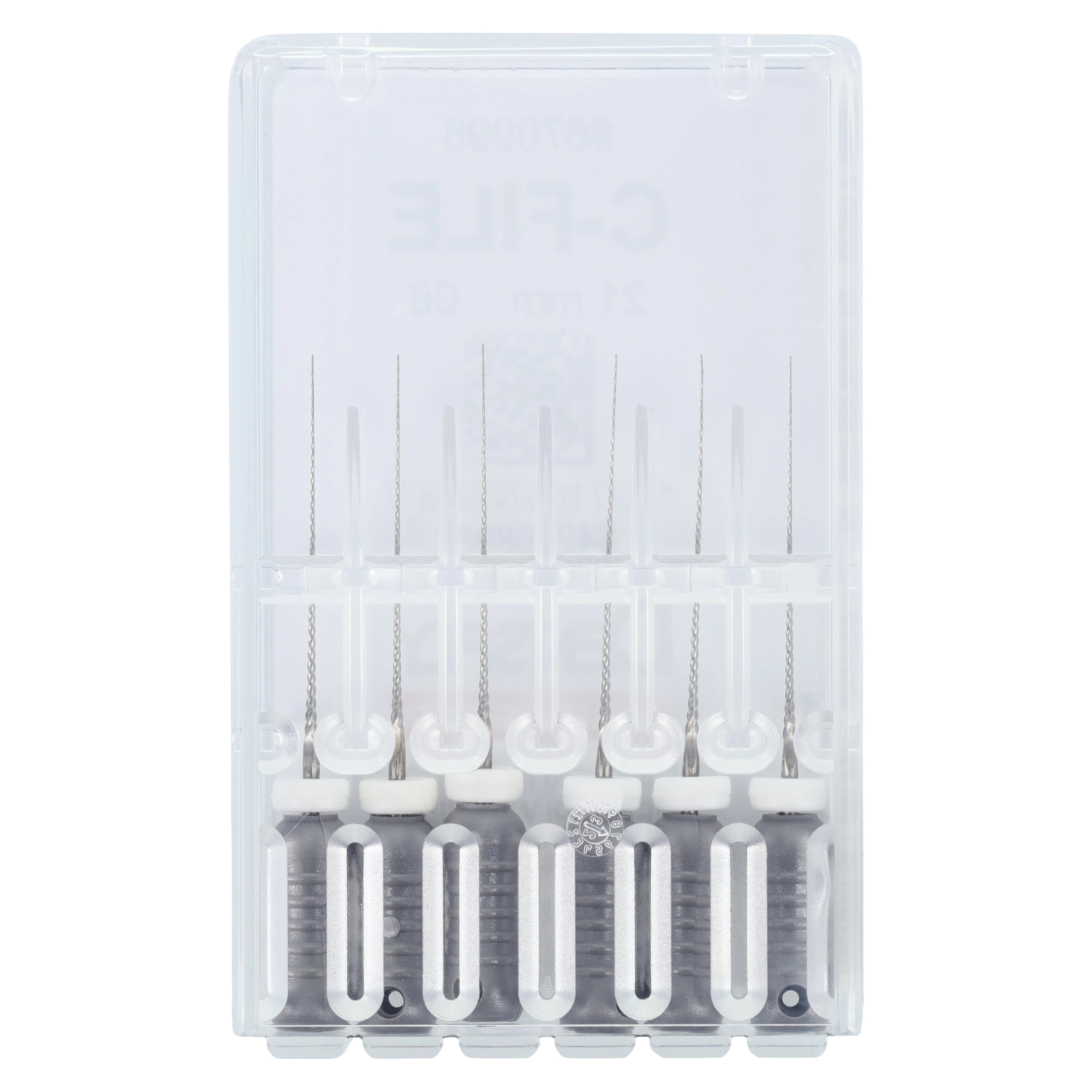 Maillefer C-Files, Stainless Steel, Size #08, 21 mm, Gray, 6/Pk, 670998 thumbnail 5