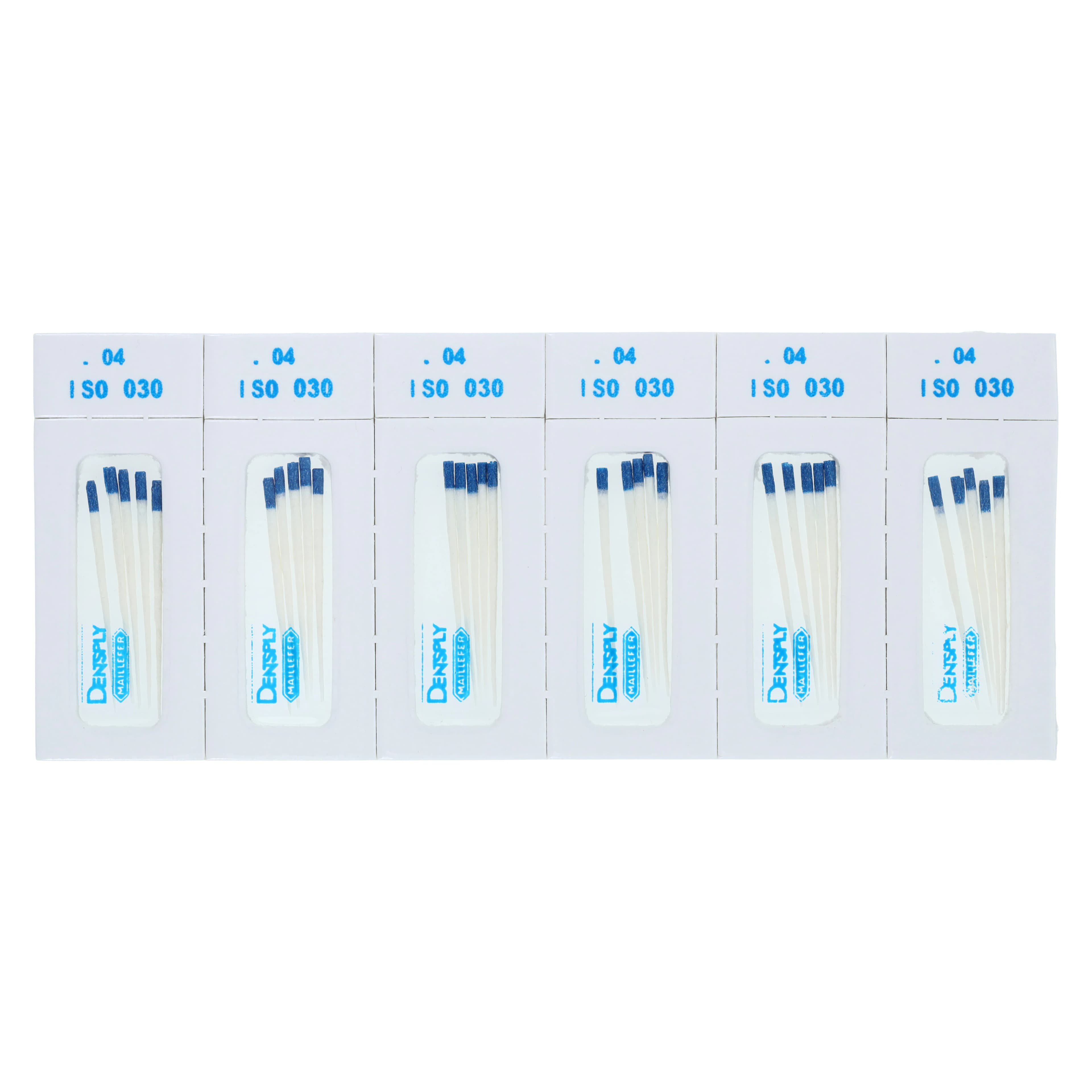 Dentsply Sirona Absorbent Paper Points, .04 Taper, #30 (Blue), Sterile, Cell Pack, 180/Pk, 670189 thumbnail 2