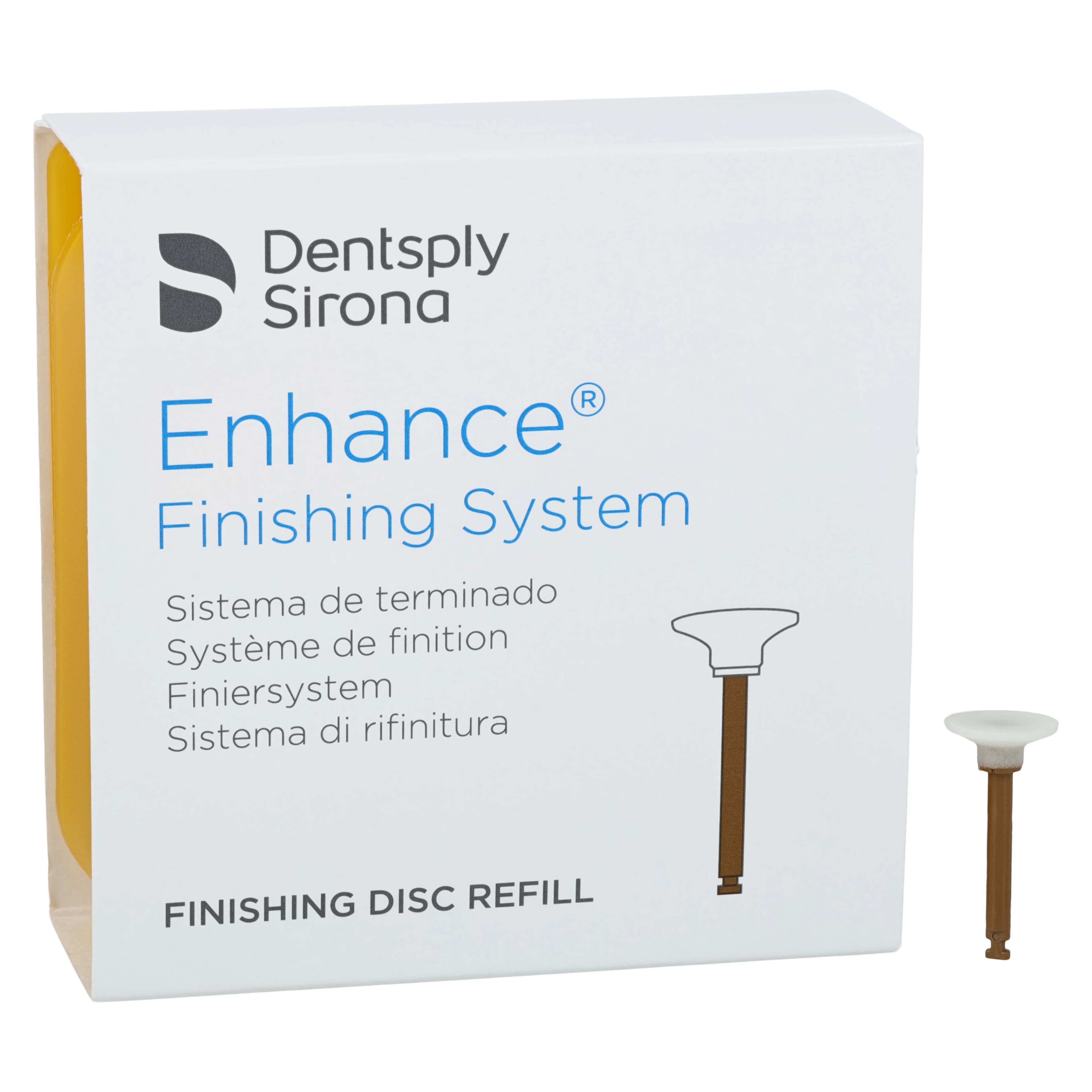 Enhance Finishing System Disc Refill, RA Shank, Aluminum Oxide, 40/Pk, 624045 thumbnail 2