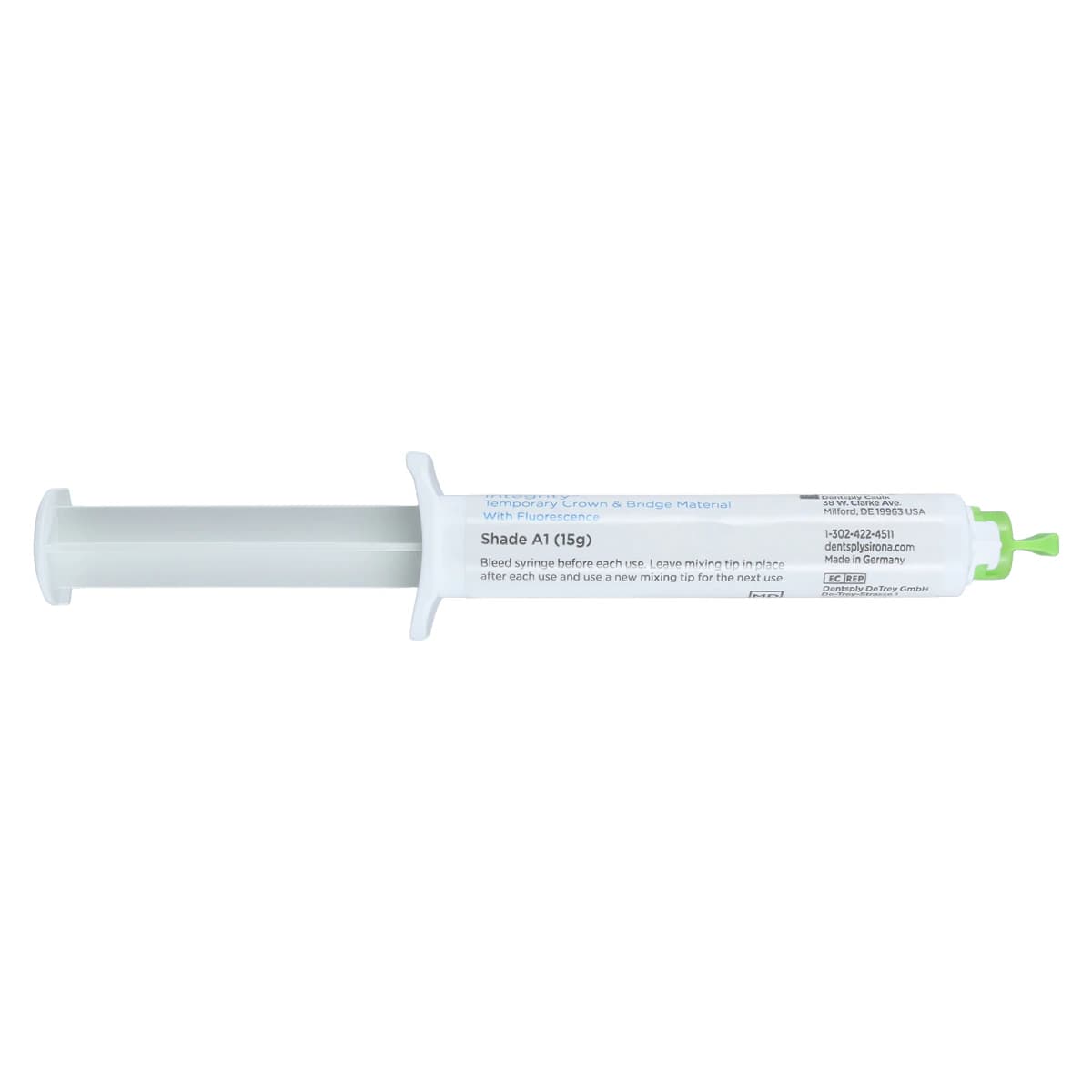 Integrity Temporary Crown & Bridge Material, Mini-Syringe Refill, Shade A1, 15 g, 1 Syringe with 10 Mixing Tips, 666350 thumbnail 4