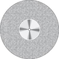 NTI Interflex Diamond Disc, HP, Single-Sided, #945, 10 mm, Medium Grit, Gray, 1/Pk, D945-100 - NTI Interflex Diamond Disc, HP, Single-Sided, # 945, 10 mm, Medium, Gray, 1/Pk - Image 1
