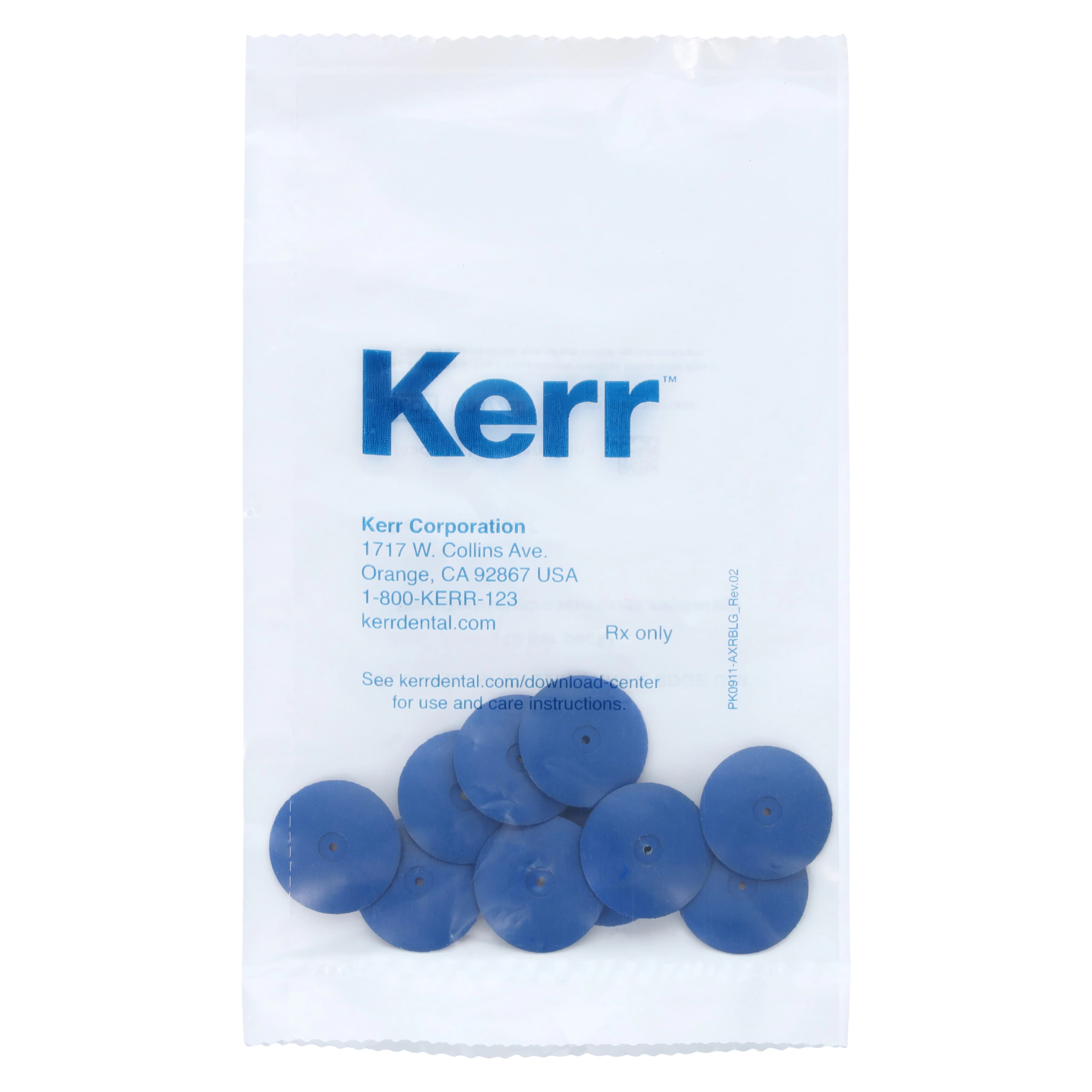 NTI Silicone Polishers, Blue, Knife Edge, Unmounted, Medium Grit, 22 mm, 10/Pkg, P0410-220 - NTI&reg; Silicone Polishers - UM - Blue Knife Edge #220 - Image 1