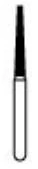 NTI® FG Diamond Bur, Medium Grit, Flat End Taper, #848-014, 1.4 mm Diameter, 10.0 mm Length, Gray, 5/Pkg - NTI&reg; FG Diamonds - Medium - #848-014 (10.0) - Image 1