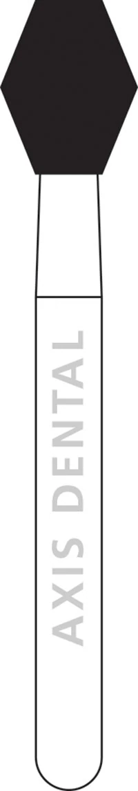 NTI Diamond Bur, FG, Barrel, #SC811, 3.3 mm, Super Coarse, Black, 5/Pk, SC811-033 - NTI Diamond Burs, FG, Barrel, # SC811, 3.3 mm, Super Coarse, Black, 5/Pk, SC811-033 - Image 1