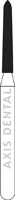 NTI Diamond Bur, FG, Curettage, #878K-012, 1.2 mm Head Diameter, 8.0 mm Head Length, Medium Grit, Gray, 5/Pk, M878K-012 - NTI Diamond Burs, FG, Curettage, # M878K, 1.2 mm, Medium, Gray, 5/Pk, M878K-012 - Image 1