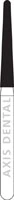 NTI® FG Diamond Bur, Medium Grit, Round End Taper, #850-016, 1.6 mm Head Diameter, 10.0 mm Head Length, Gray, 5/Pkg - NTI&reg; FG Diamonds - Medium - #850-016 (10.0) - Image 1
