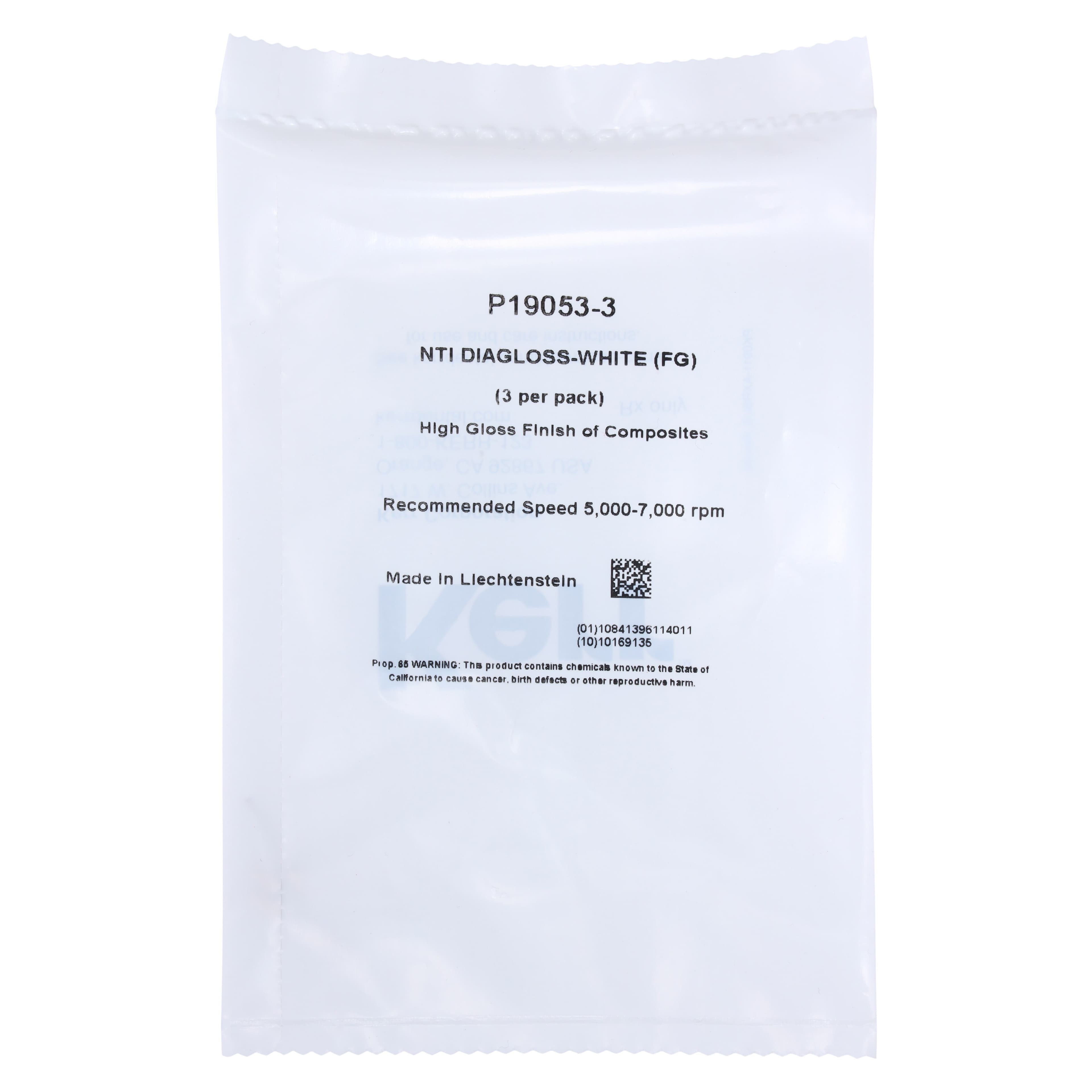 NTI DiaGloss Composite Polishers, White High Shine, FG, Flame, Superfine, 3/Pk, P19053-3 thumbnail 2